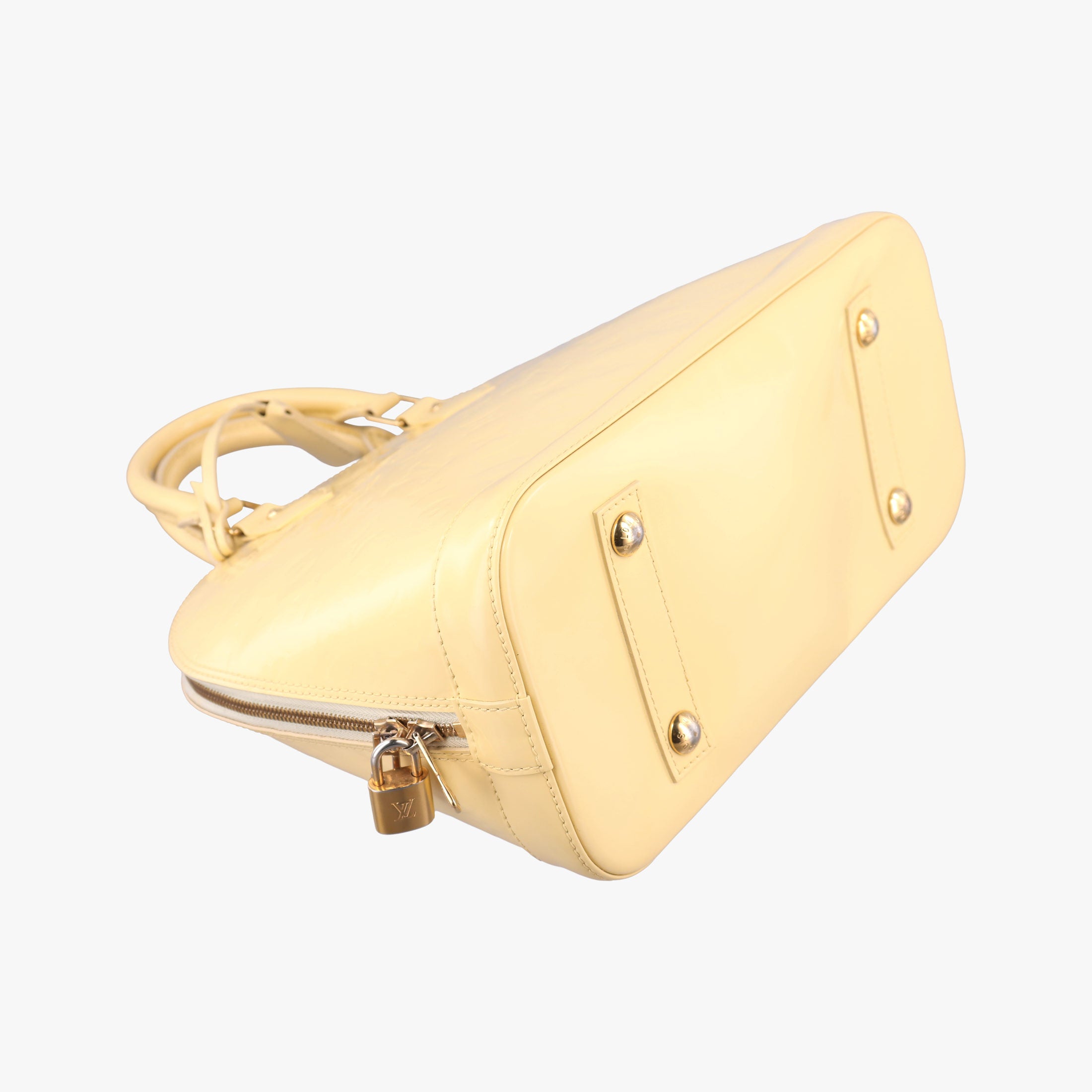 Secondhand Louis Vuitton ALMA PM CITRINE Vernis M90101 handbag | stylenewstar