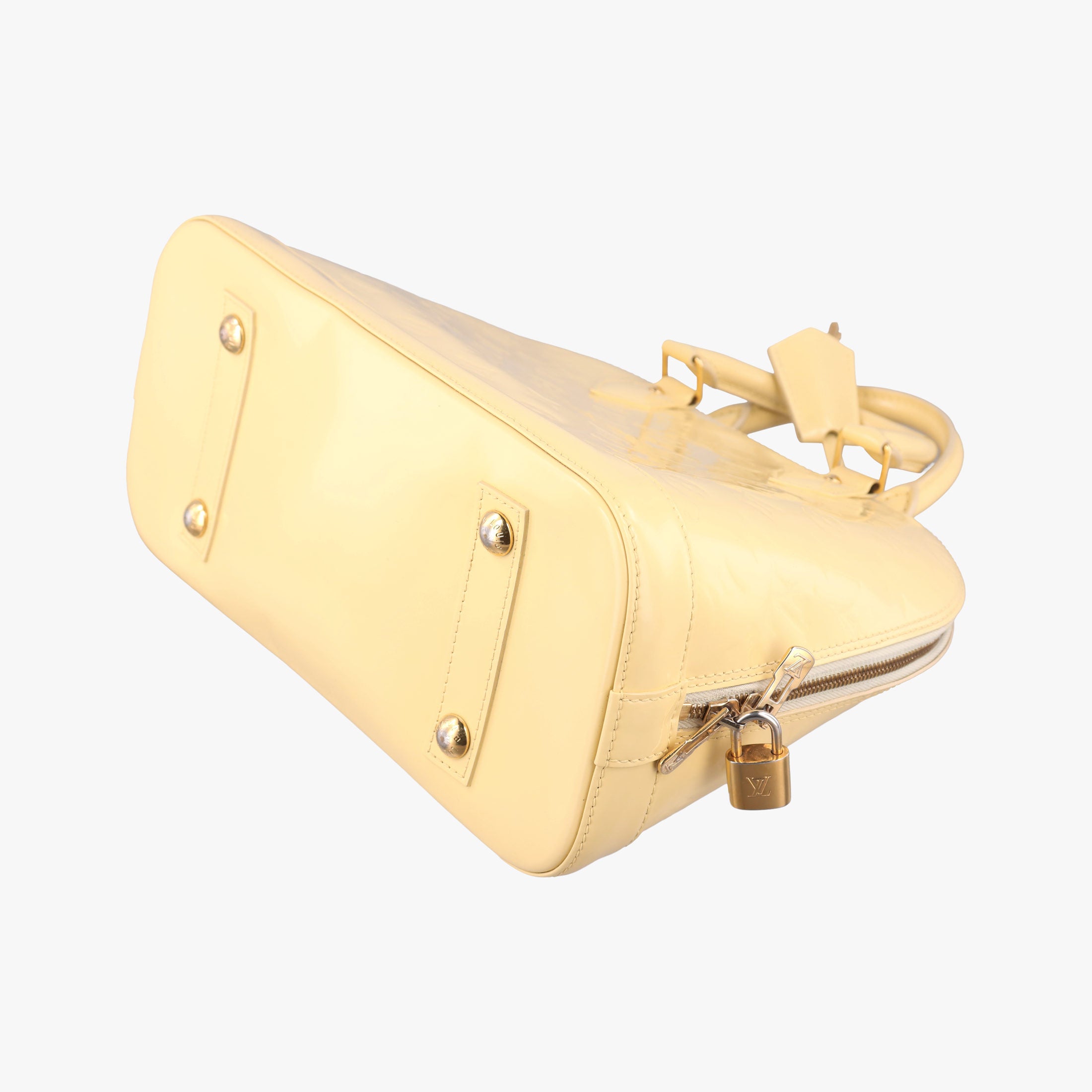 Secondhand Louis Vuitton ALMA PM CITRINE Vernis M90101 handbag | stylenewstar
