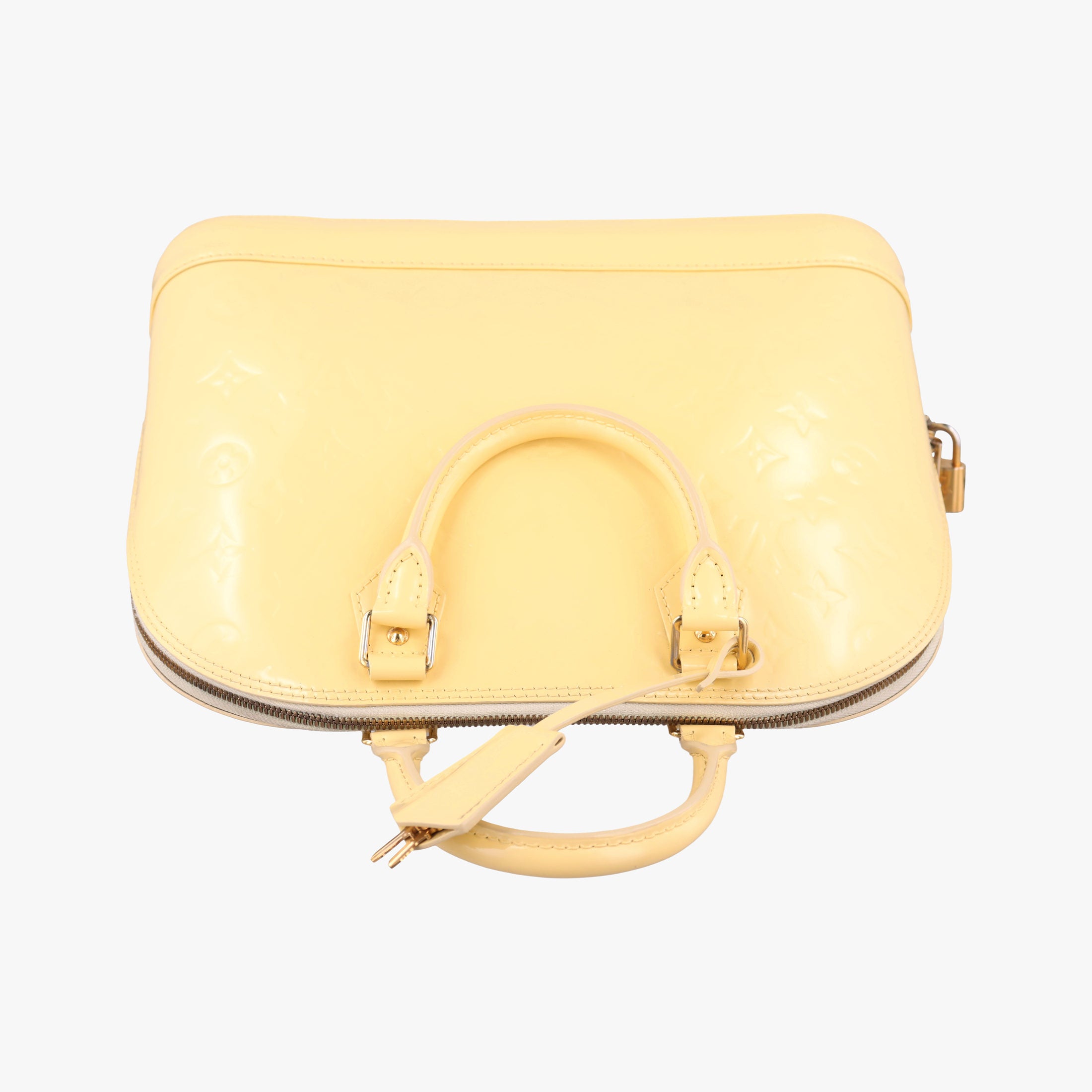 Secondhand Louis Vuitton ALMA PM CITRINE Vernis M90101 handbag | stylenewstar