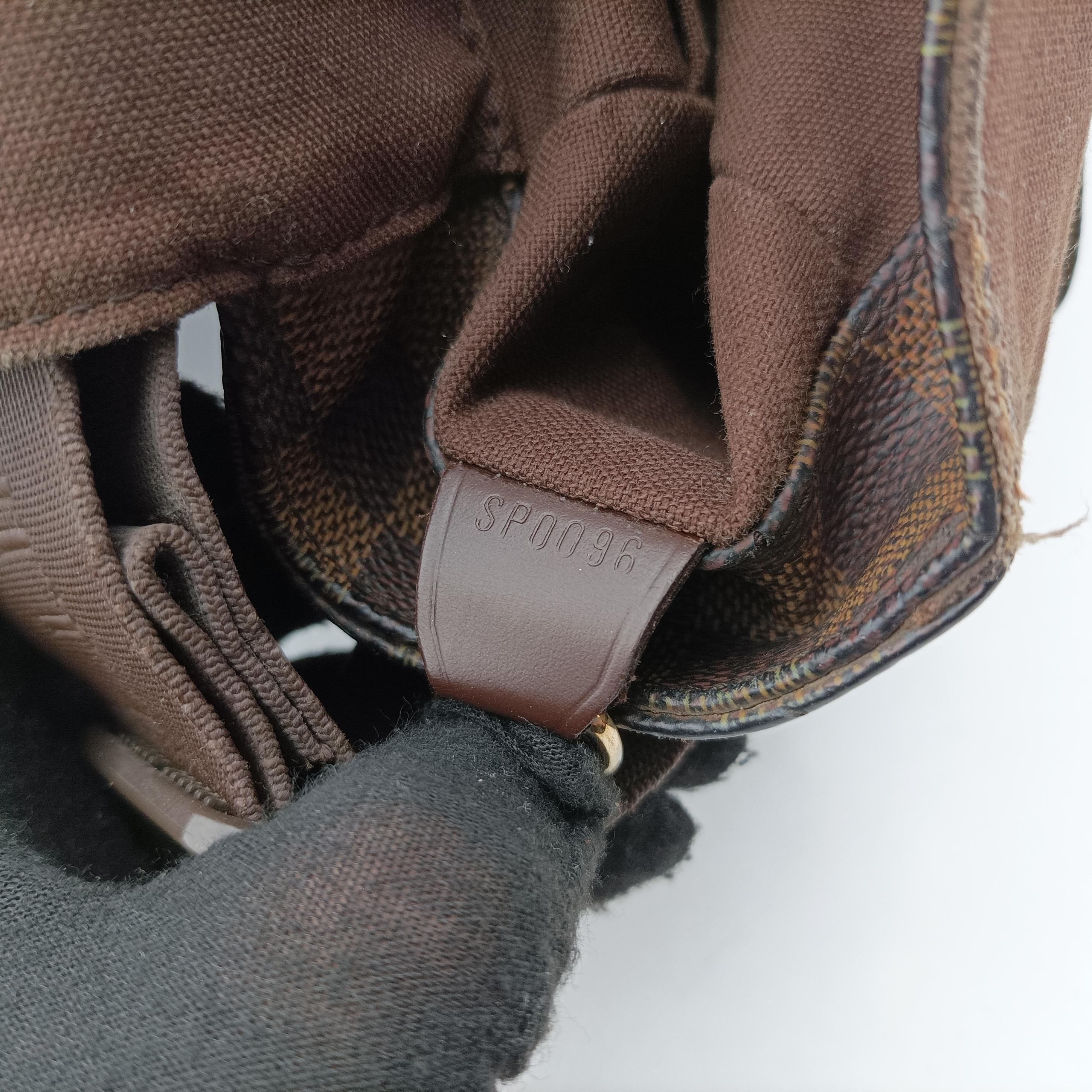 Secondhand Louis Vuitton Bastille Messenger EBENE Damier Canvas N45258 shoulderbag | stylenewstar