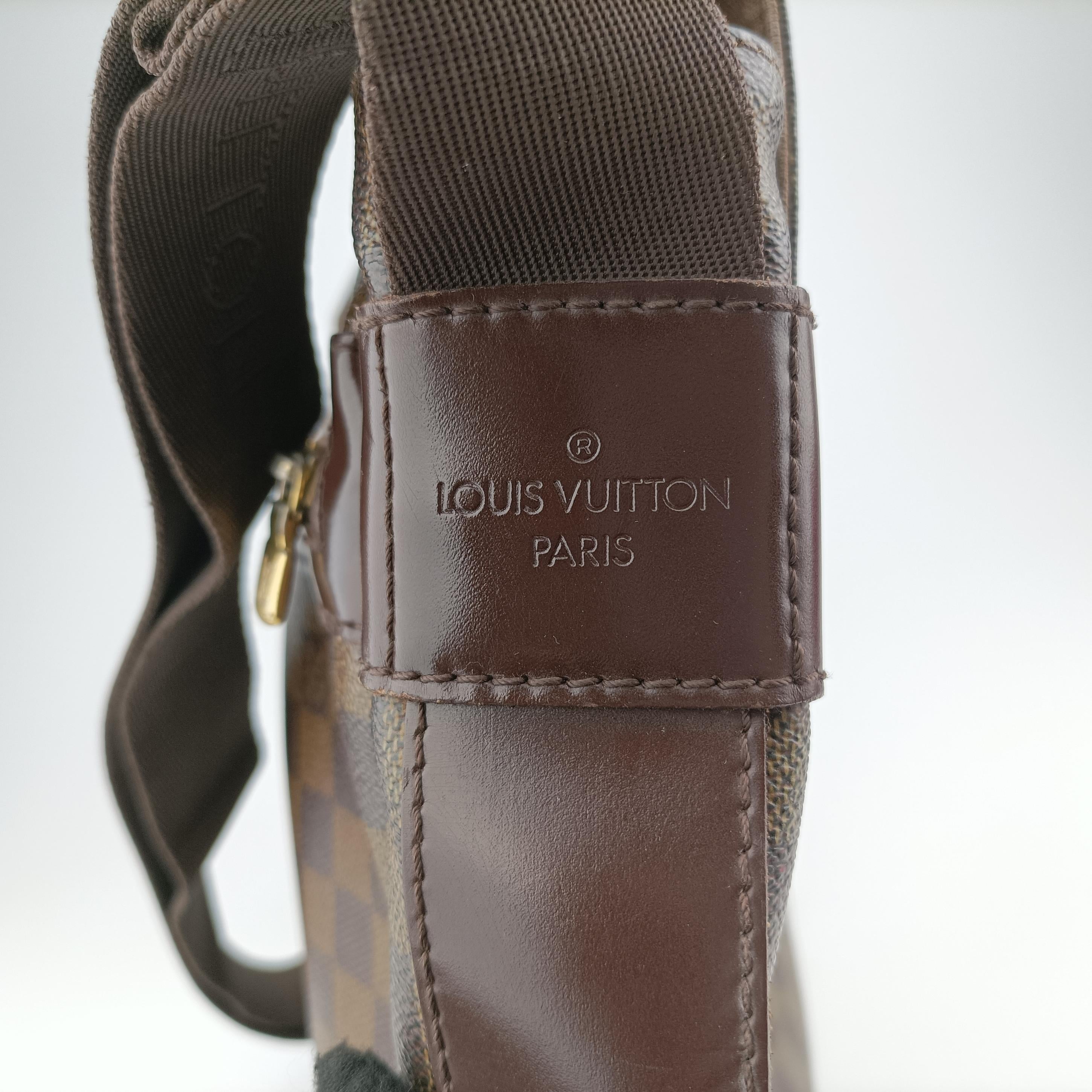 Secondhand Louis Vuitton Bastille Messenger EBENE Damier Canvas N45258 shoulderbag | stylenewstar