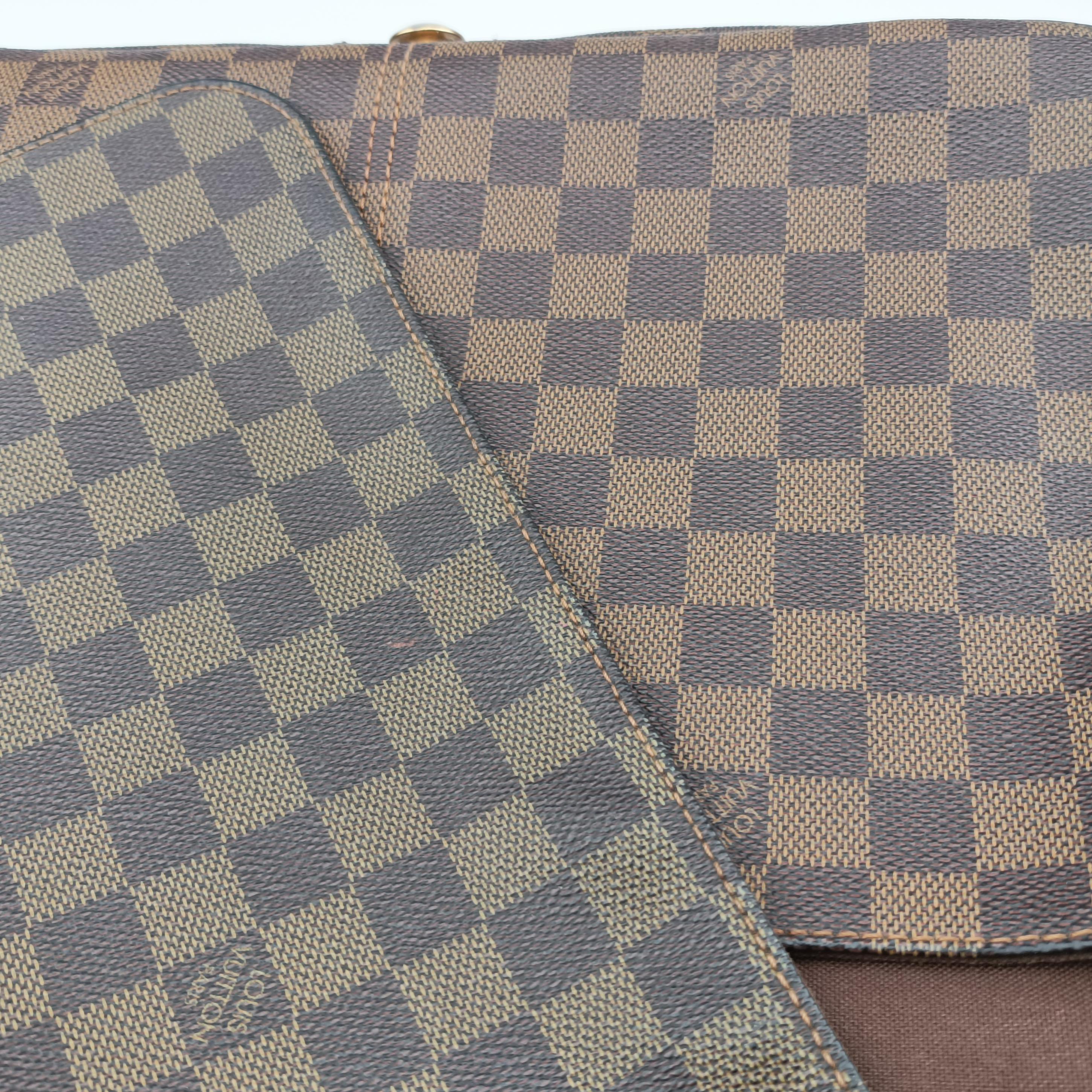 Secondhand Louis Vuitton Bastille Messenger EBENE Damier Canvas N45258 shoulderbag | stylenewstar