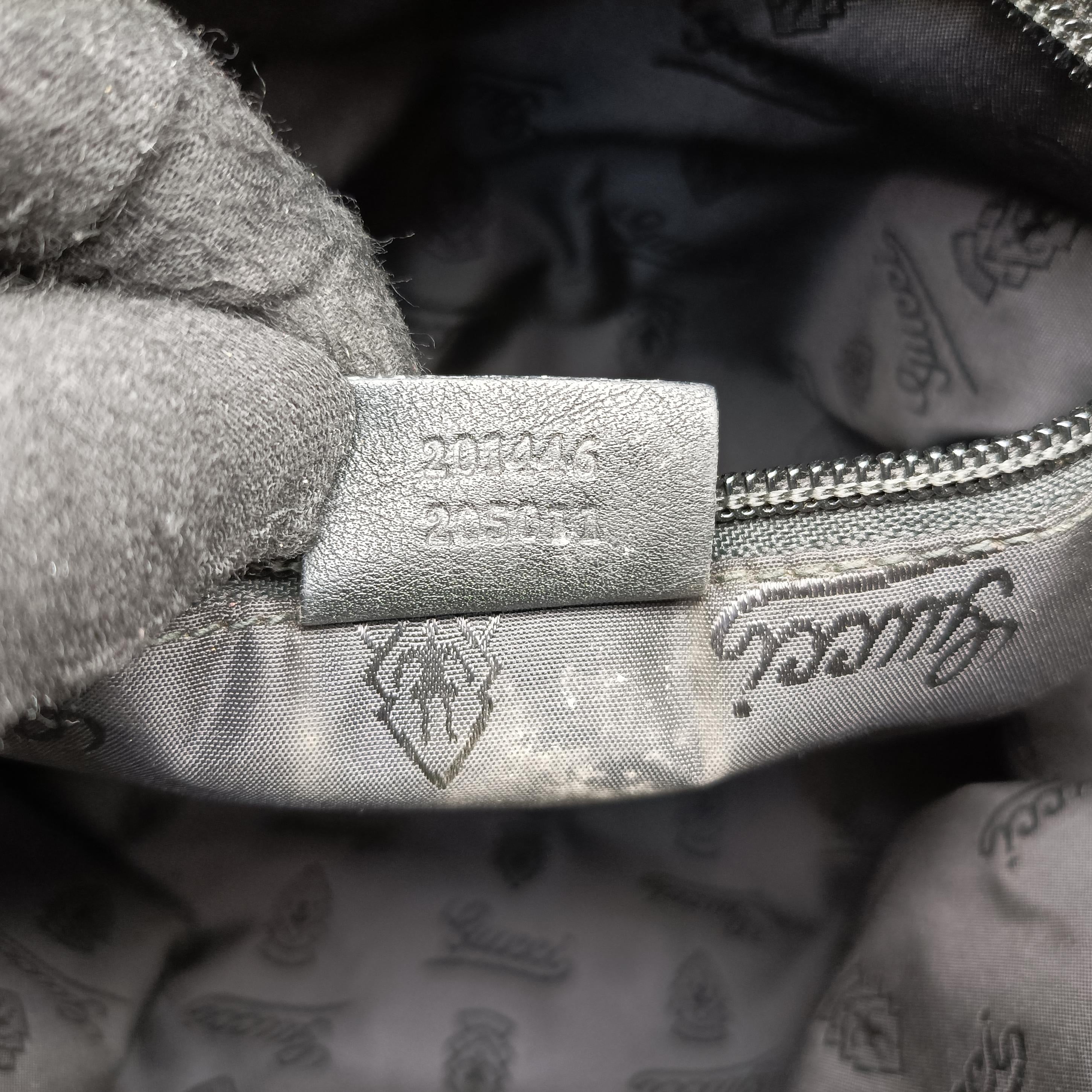 Pre-owned Gucci GG Imprime messenger Black Leather 201446 shoulderbag | stylenewstar