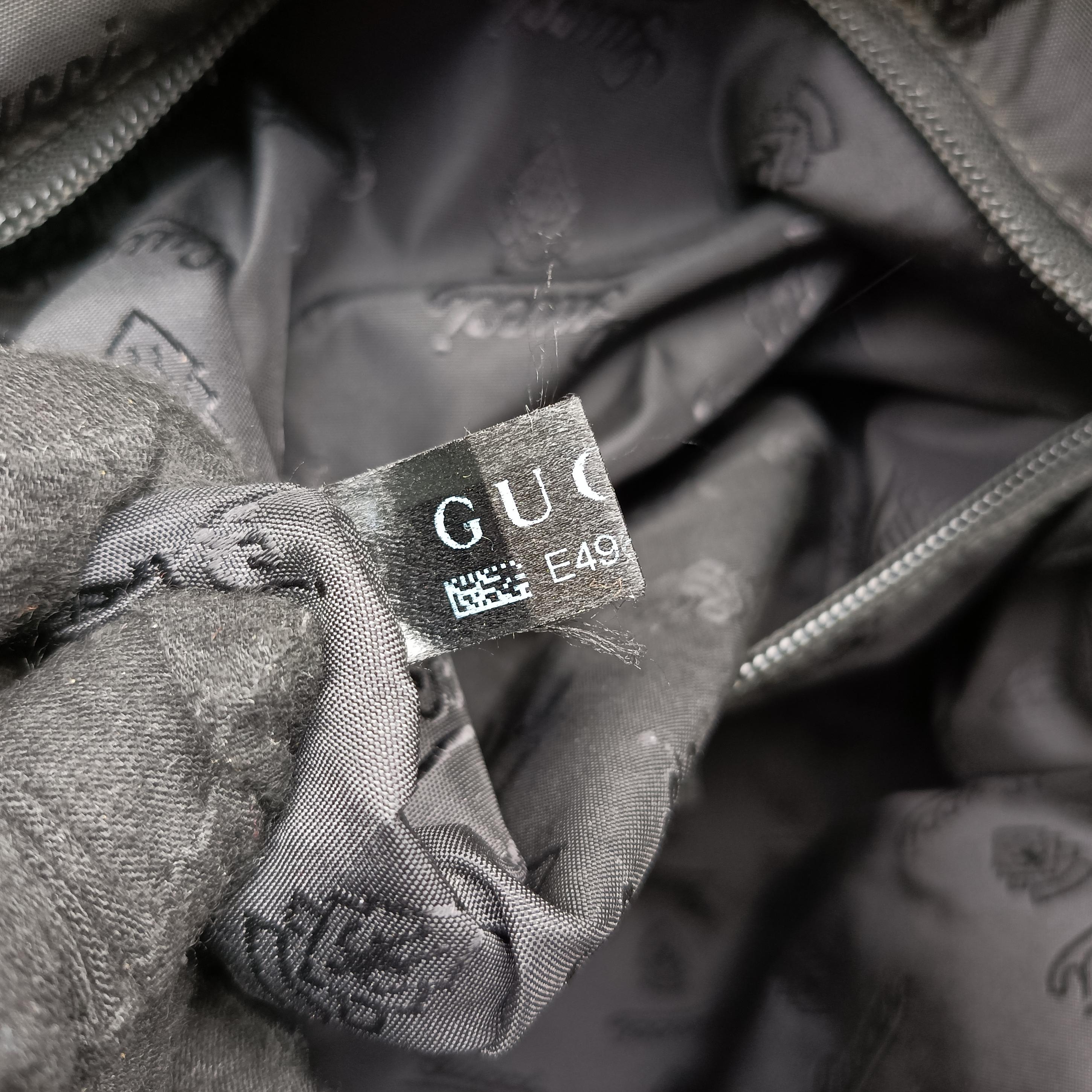 Pre-owned Gucci GG Imprime messenger Black Leather 201446 shoulderbag | stylenewstar