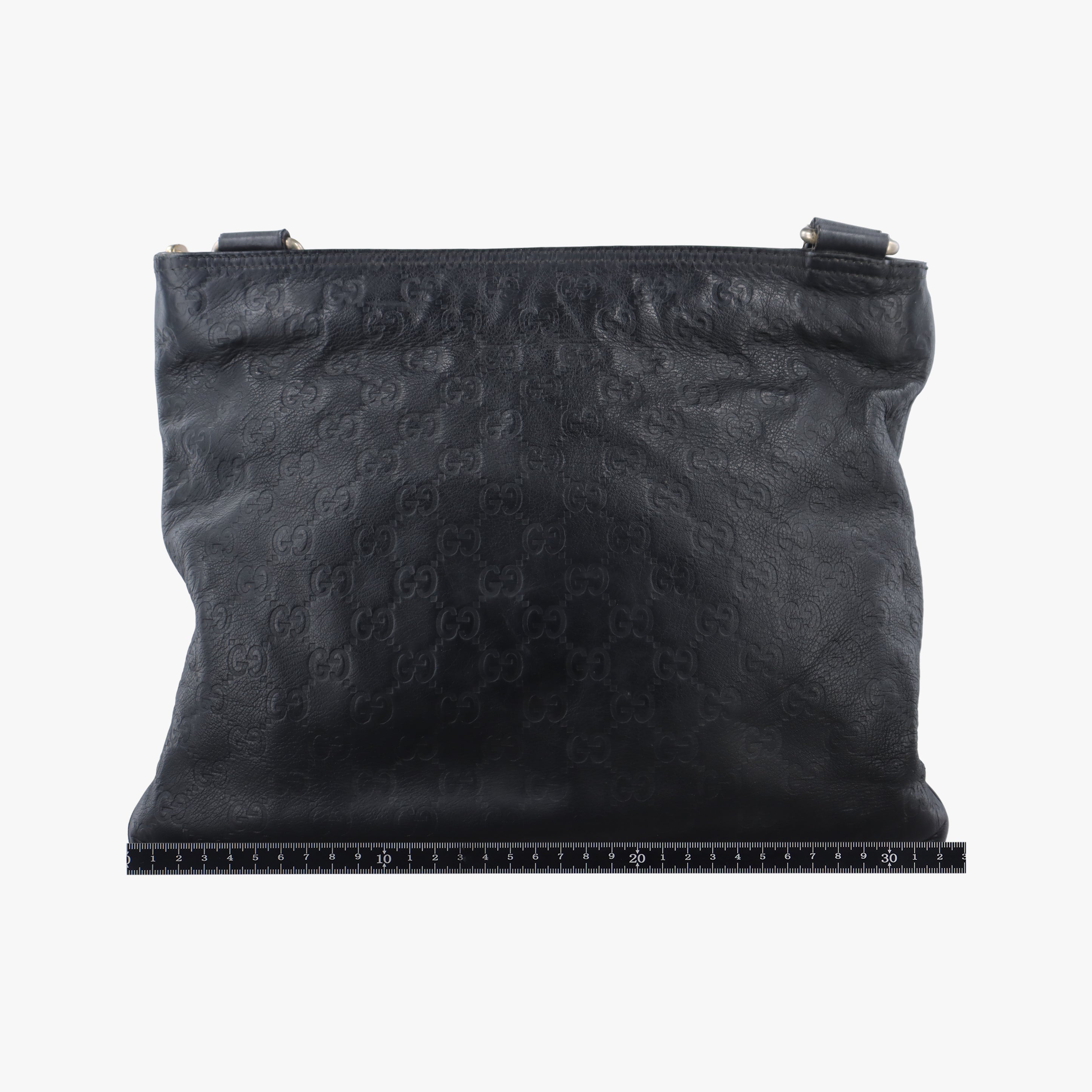 Pre-owned Gucci GG Imprime messenger Black Leather 201446 shoulderbag | stylenewstar