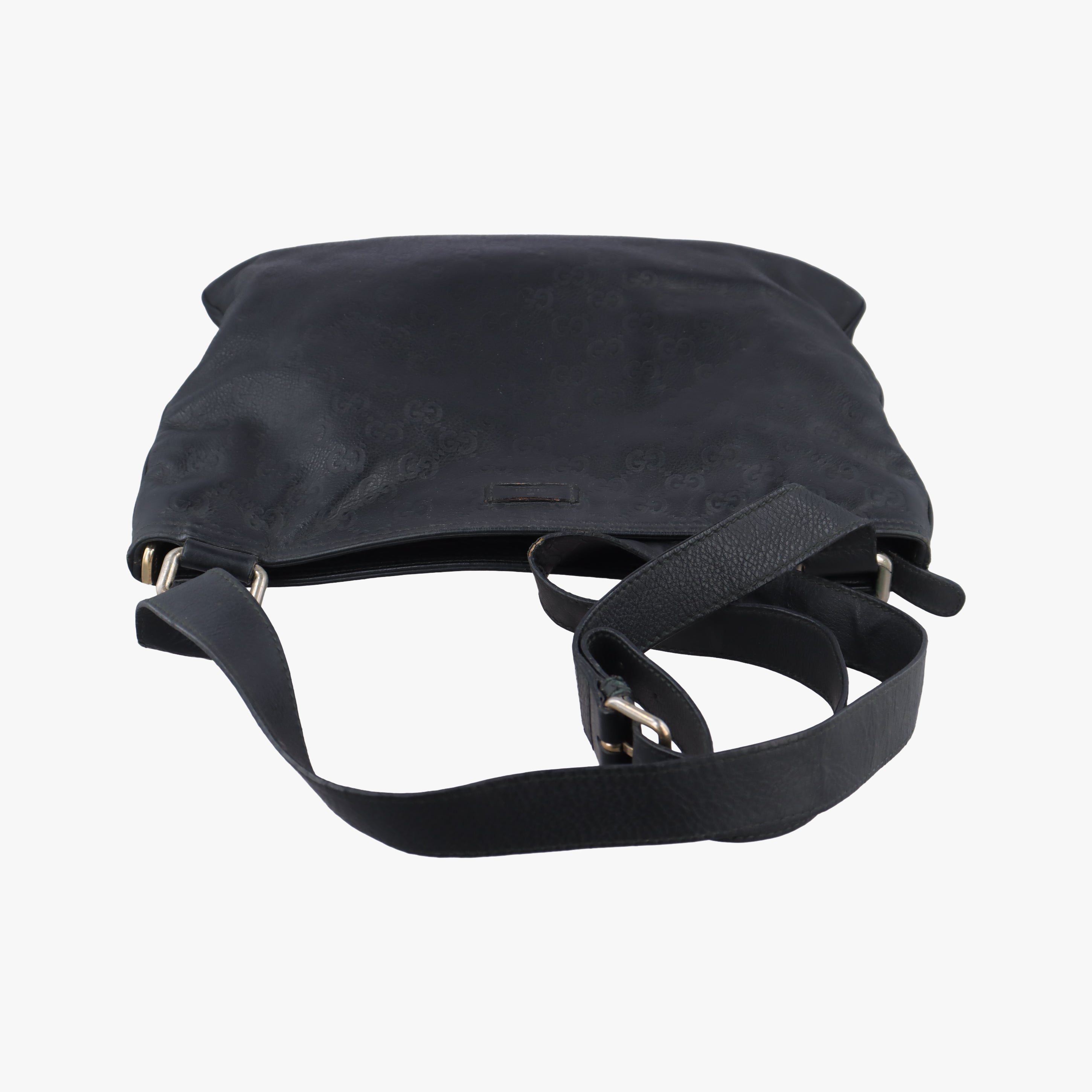 Pre-owned Gucci GG Imprime messenger Black Leather 201446 shoulderbag | stylenewstar
