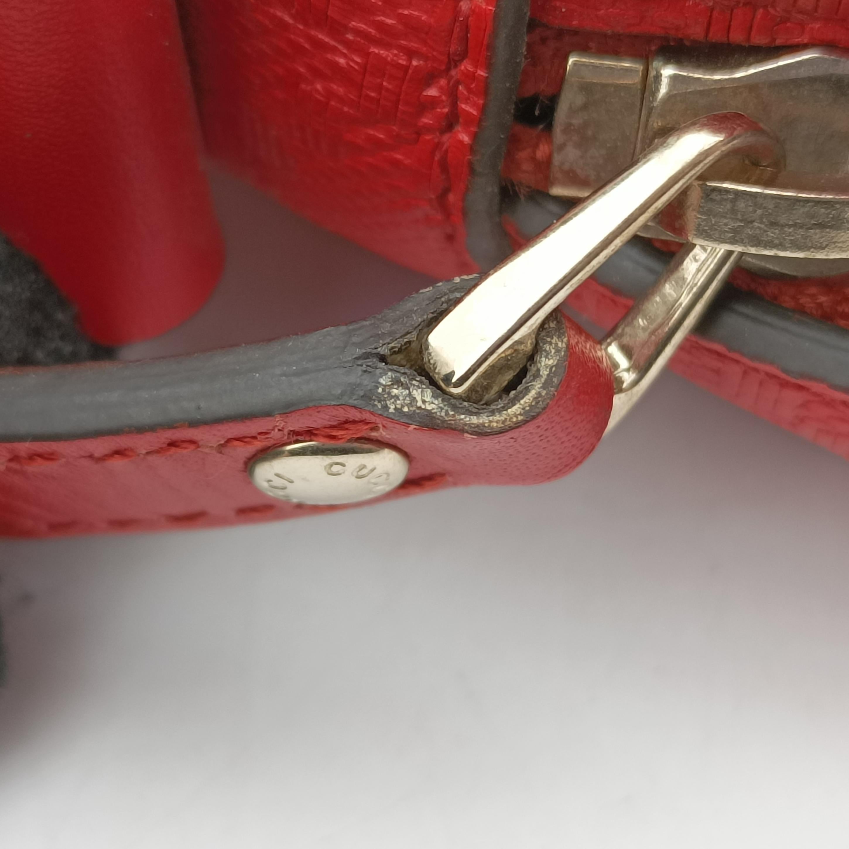 Secondhand Gucci Diamante Orange Leather 201448 shoulderbag | stylenewstar