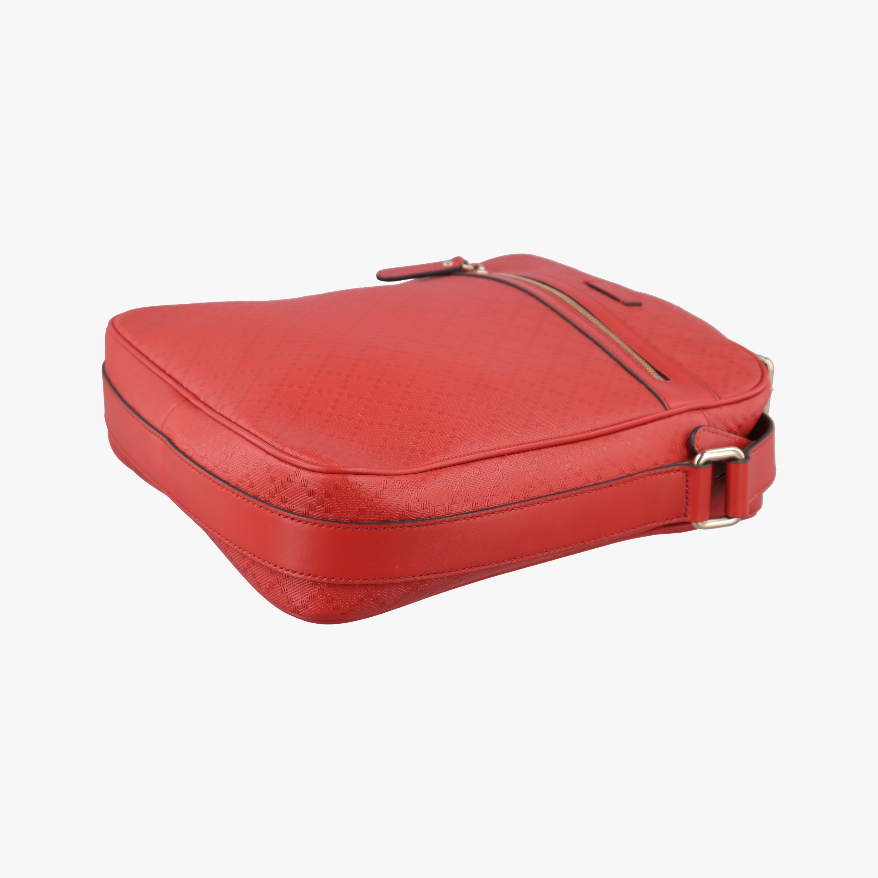 Secondhand Gucci Diamante Orange Leather 201448 shoulderbag | stylenewstar