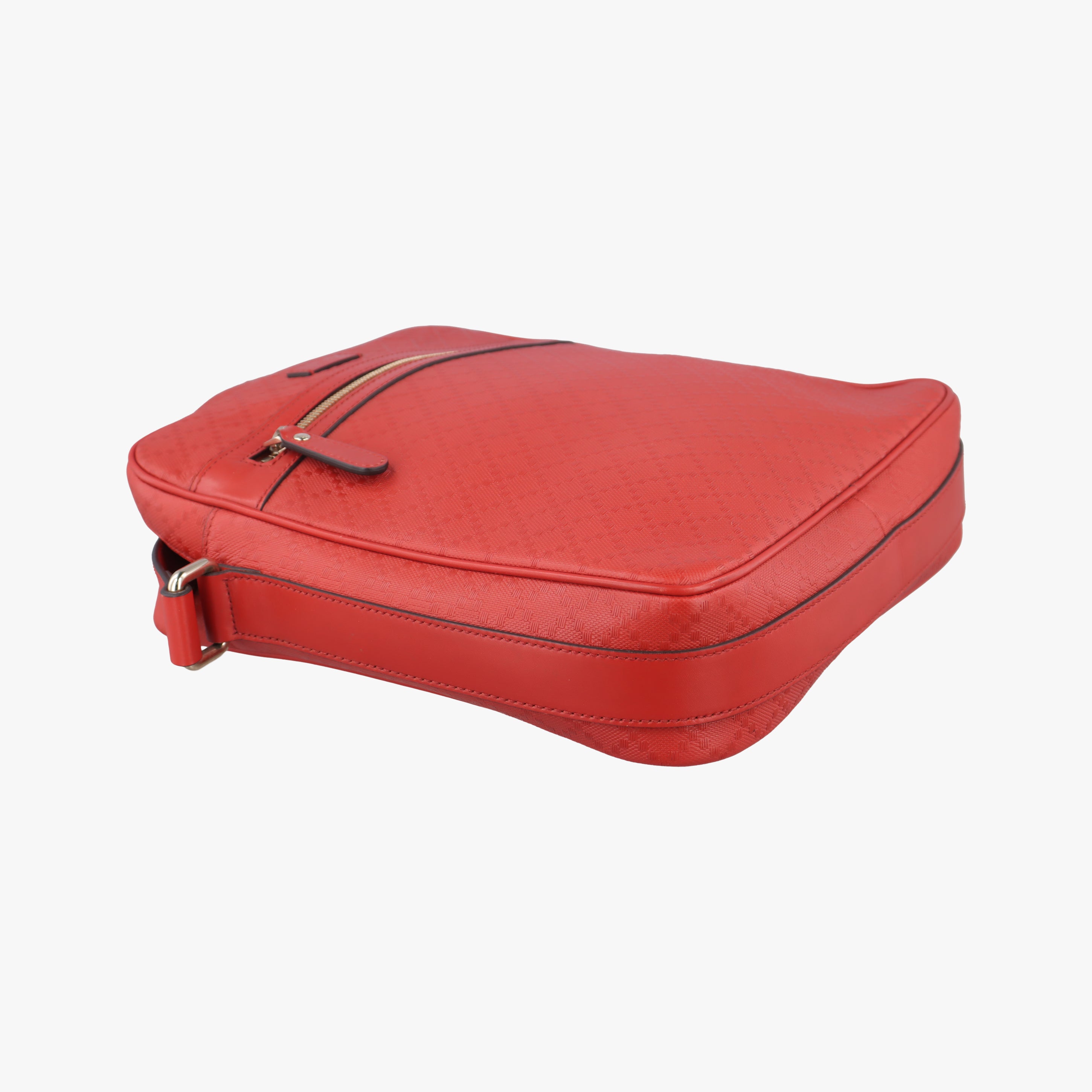 Secondhand Gucci Diamante Orange Leather 201448 shoulderbag | stylenewstar