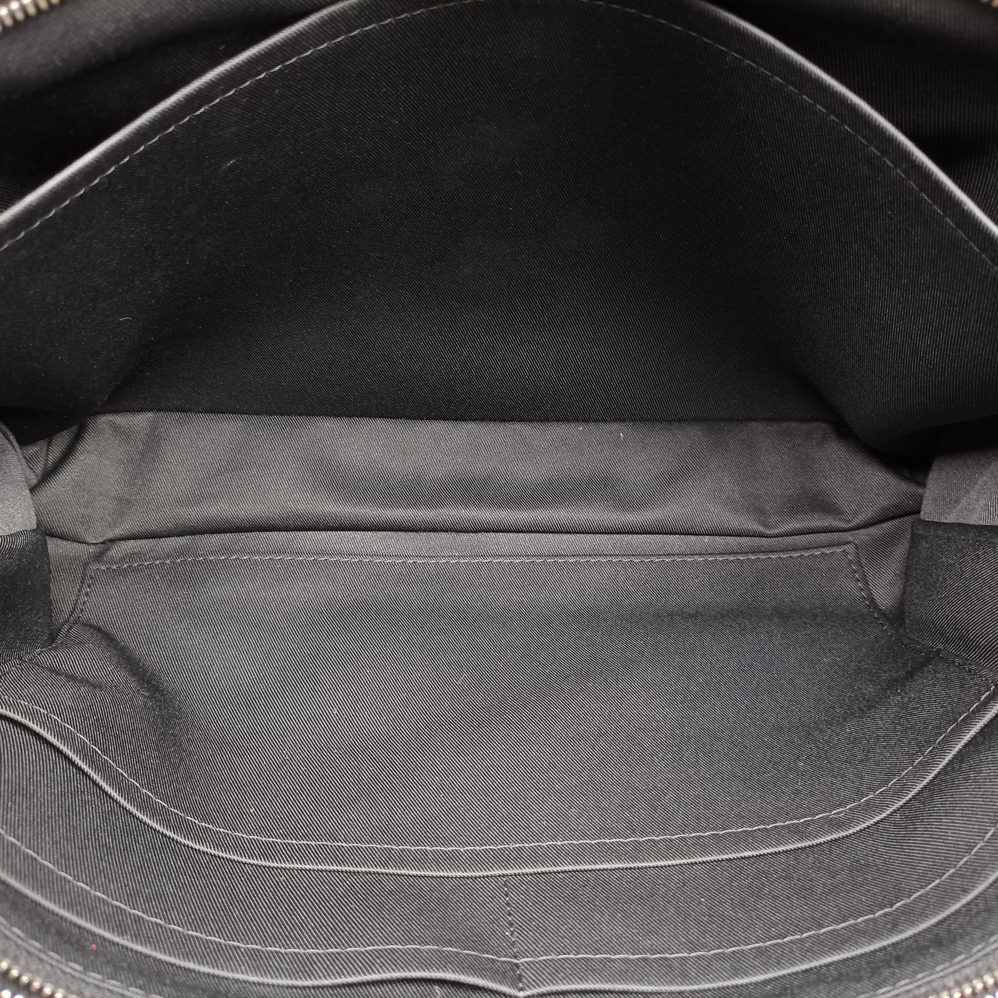 Pre-owned Louis Vuitton PDB Porto Document Business MM Ardoise Taiga M33441 shoulderbag | stylenewstar