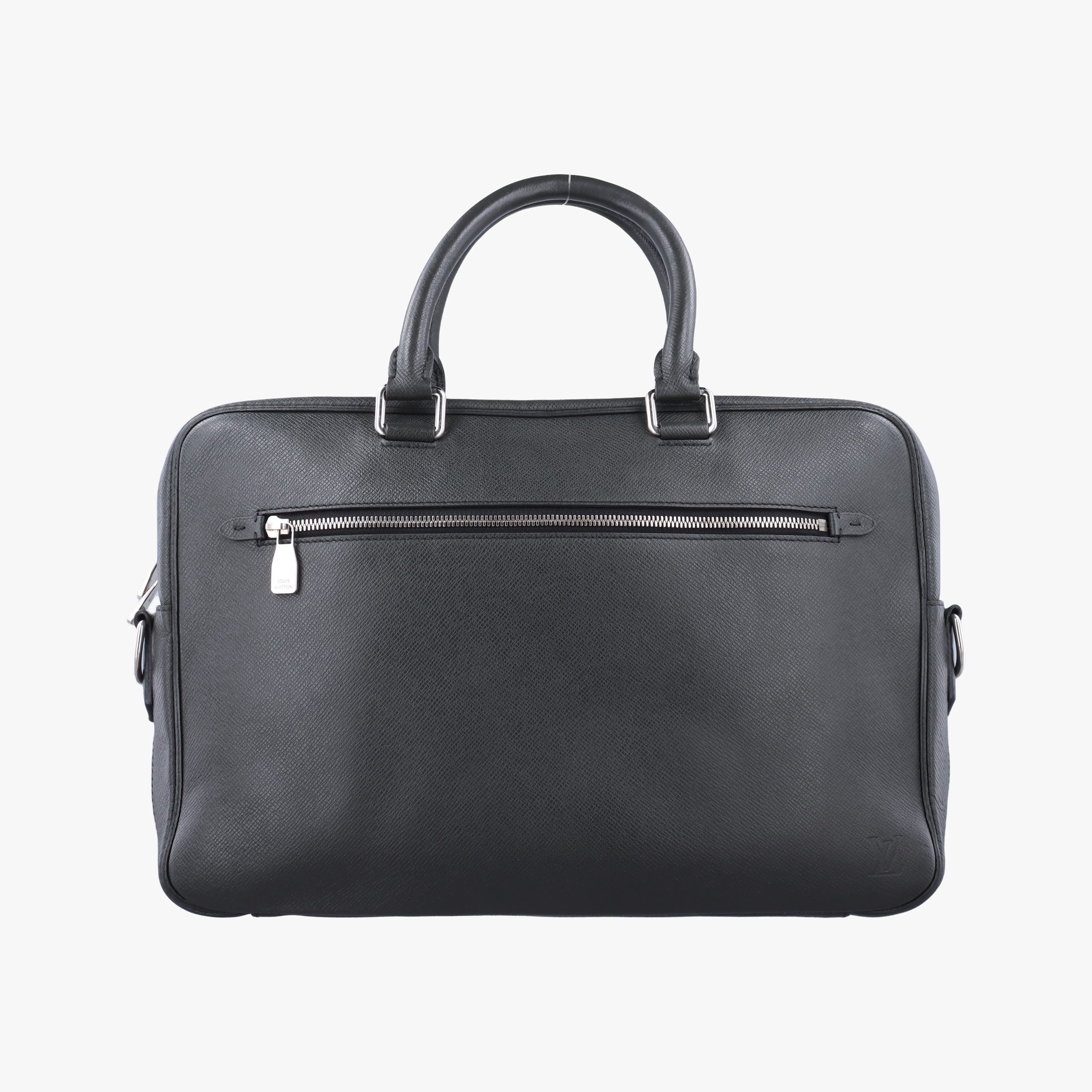 Secondhand Louis Vuitton Porto Document Business MM Black Taiga M33441 handbag | stylenewstar