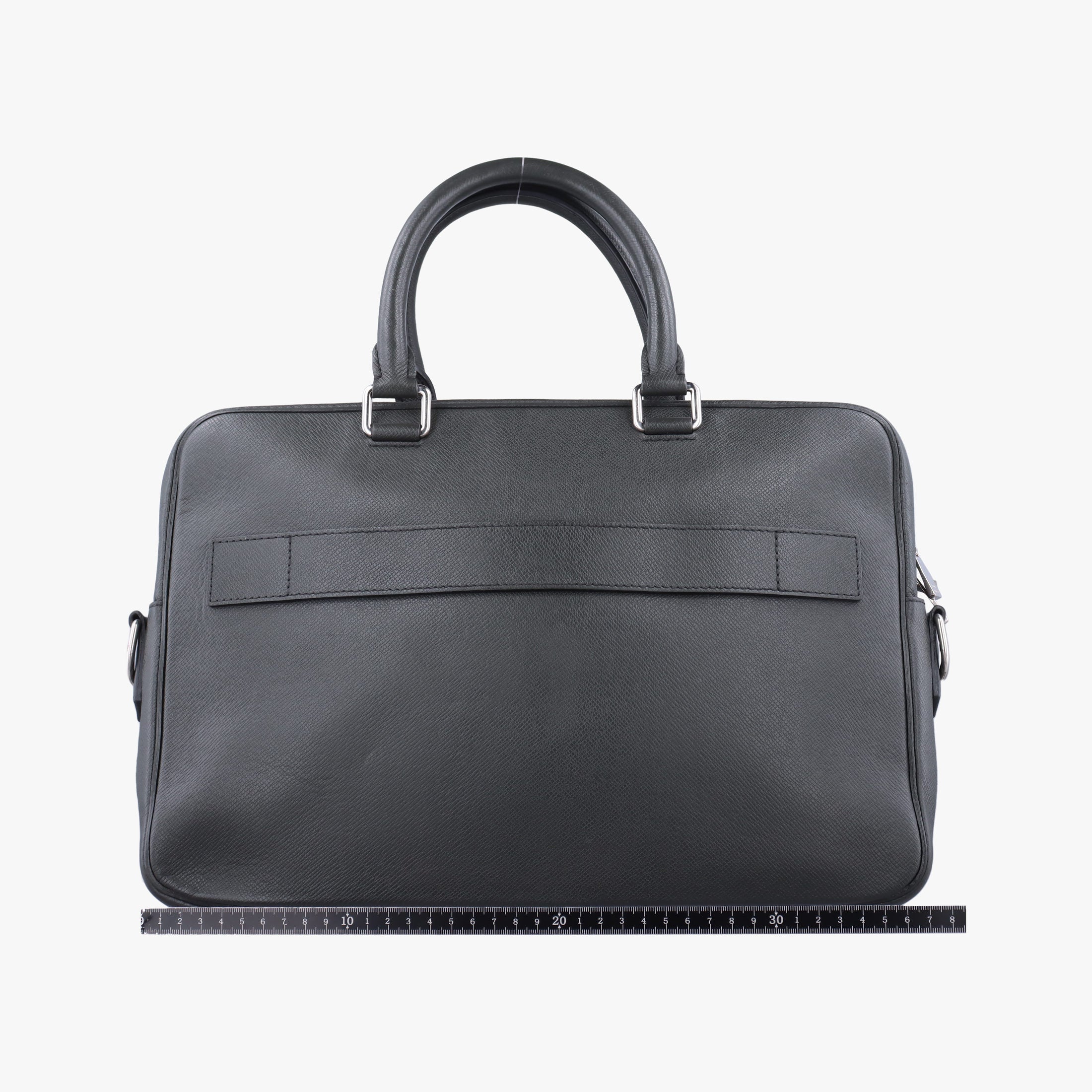 Secondhand Louis Vuitton Porto Document Business MM Black Taiga M33441 handbag | stylenewstar