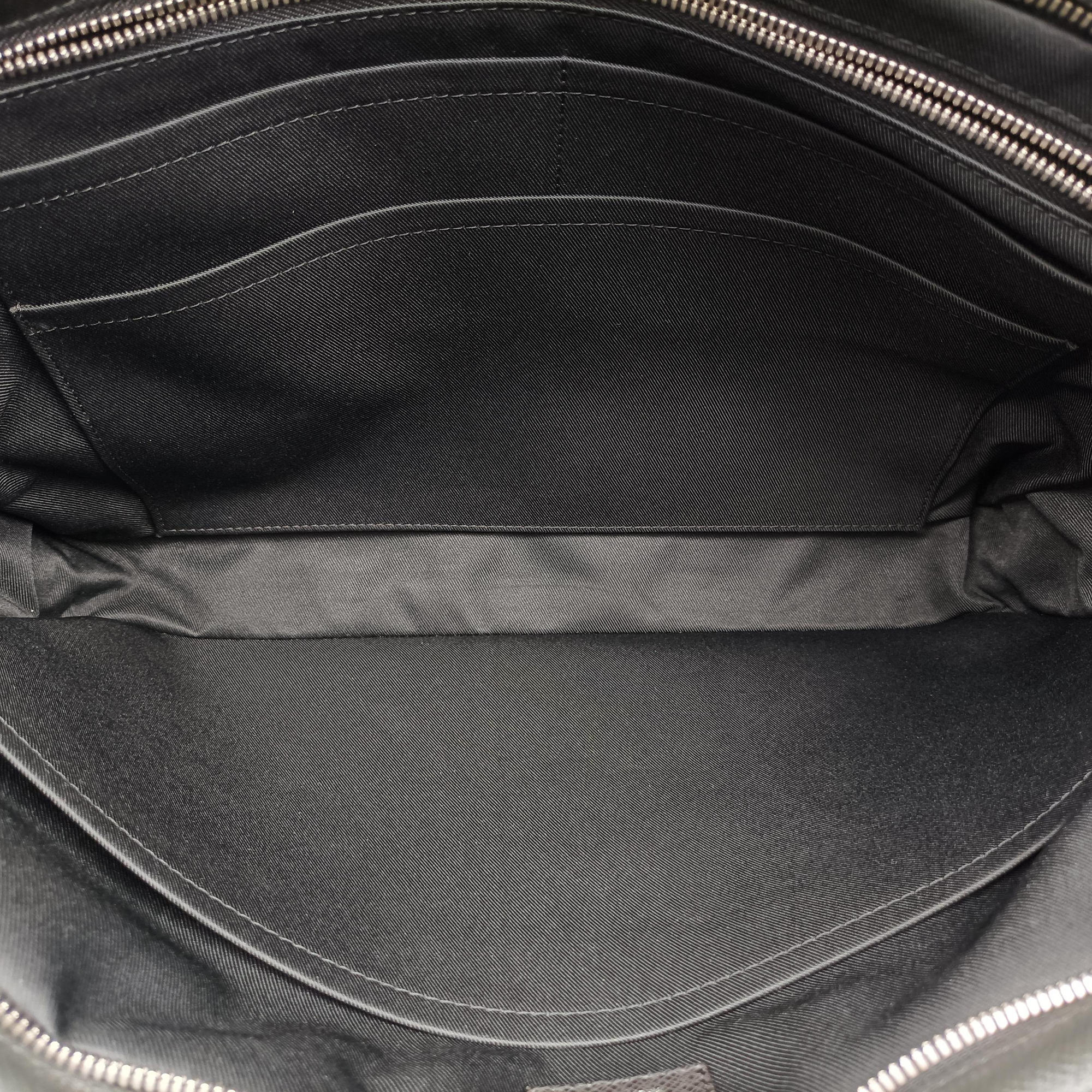Secondhand Louis Vuitton Porto Document Business MM Black Taiga M33441 handbag | stylenewstar