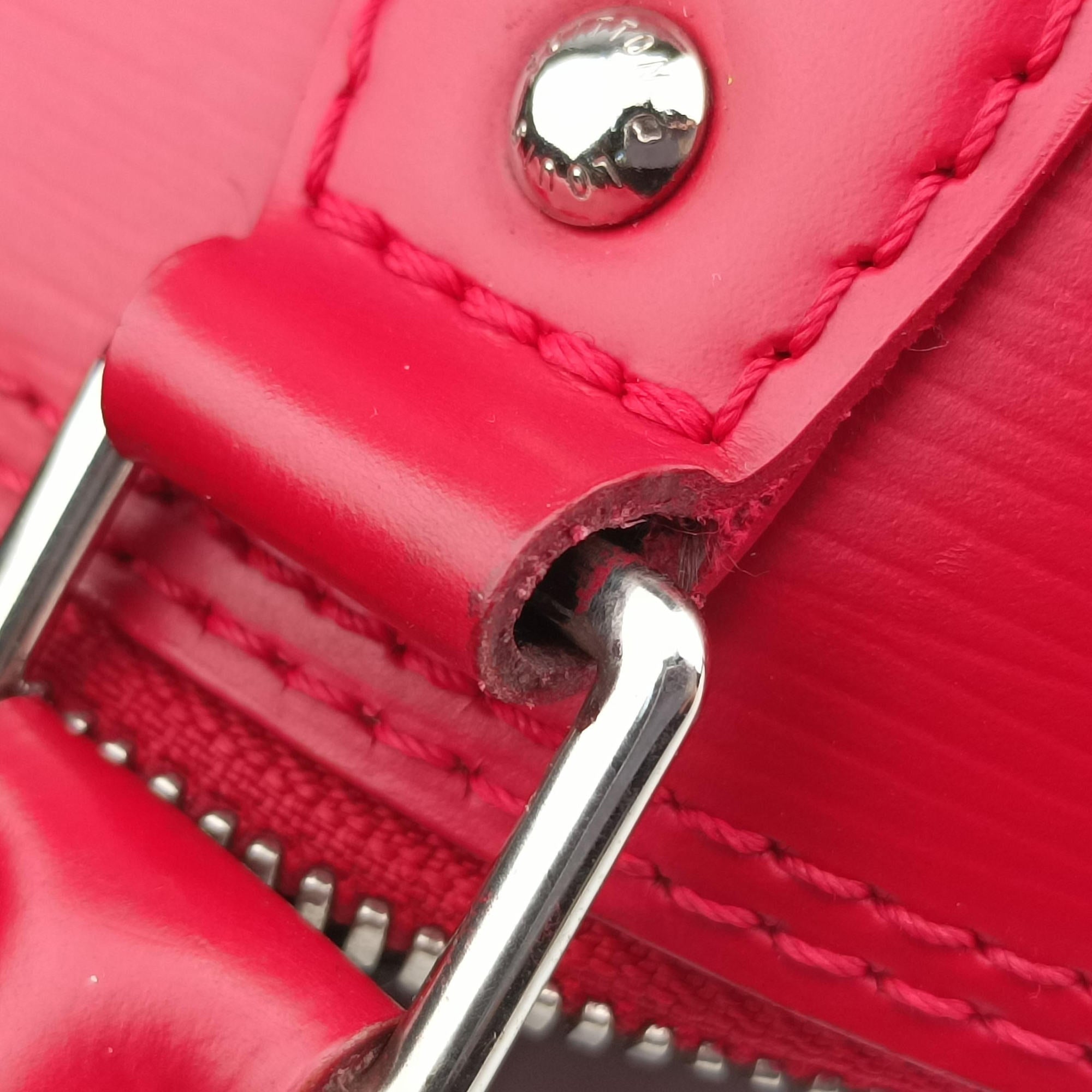Pre-owned Louis Vuitton Alma GM Carmine Epi M40486 handbag | stylenewstar