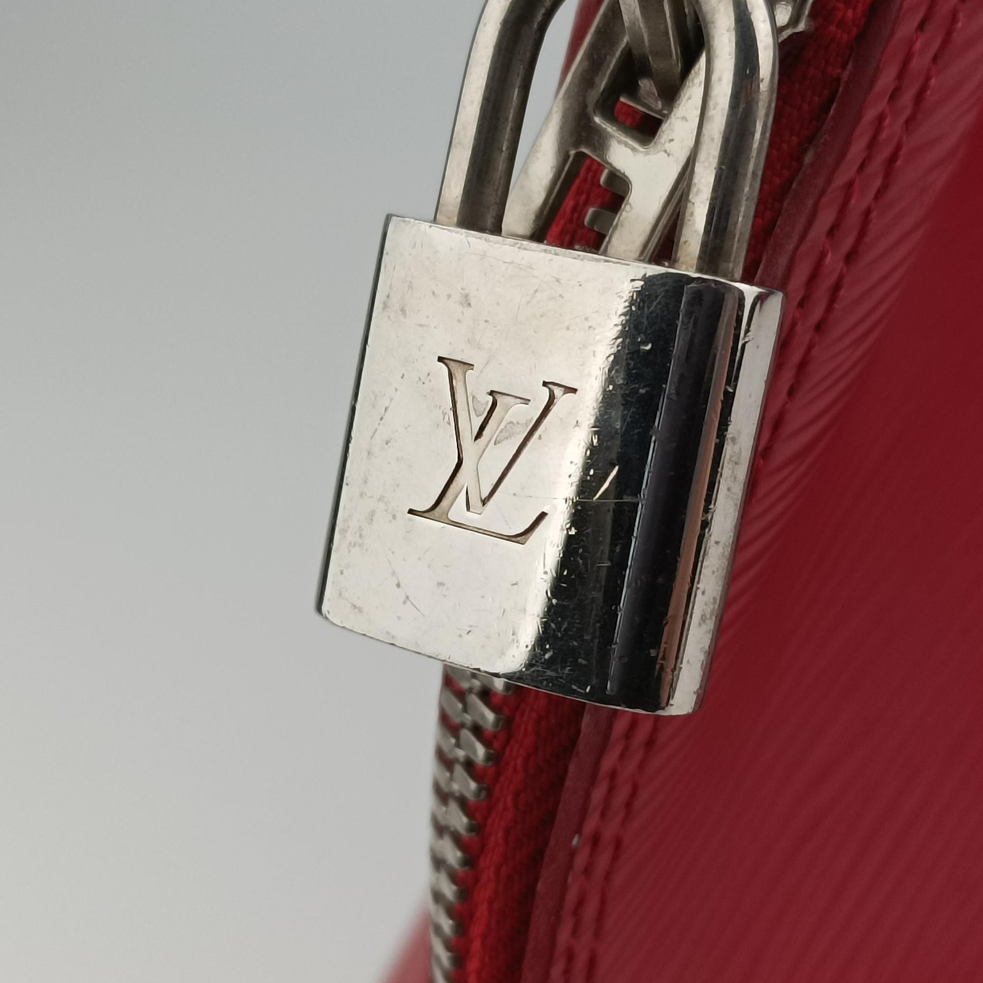Pre-owned Louis Vuitton Alma GM Carmine Epi M40486 handbag | stylenewstar