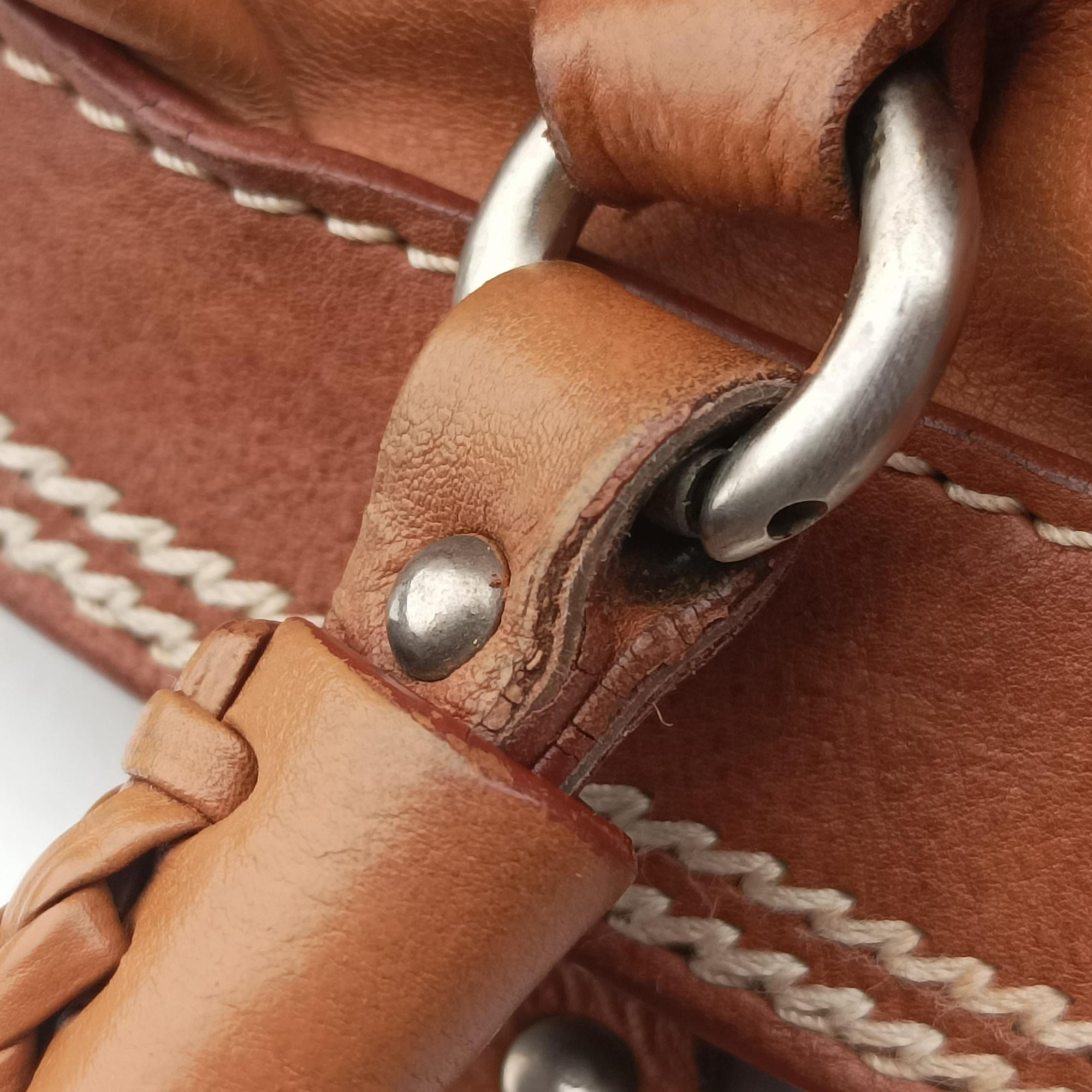 Pre-owned Christian Dior My Dior satchel beige Leather  handbag | stylenewstar
