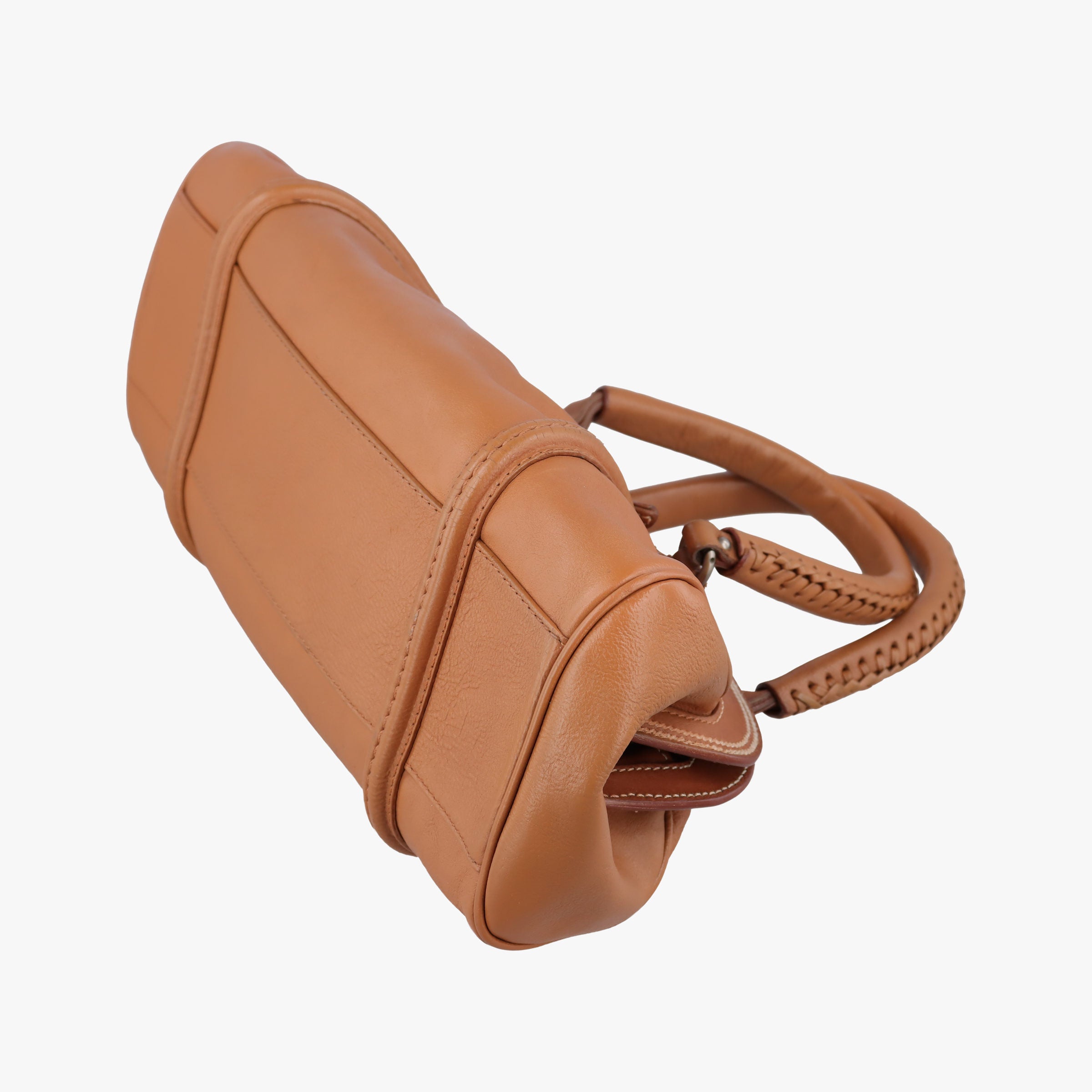 Pre-owned Christian Dior My Dior satchel beige Leather  handbag | stylenewstar