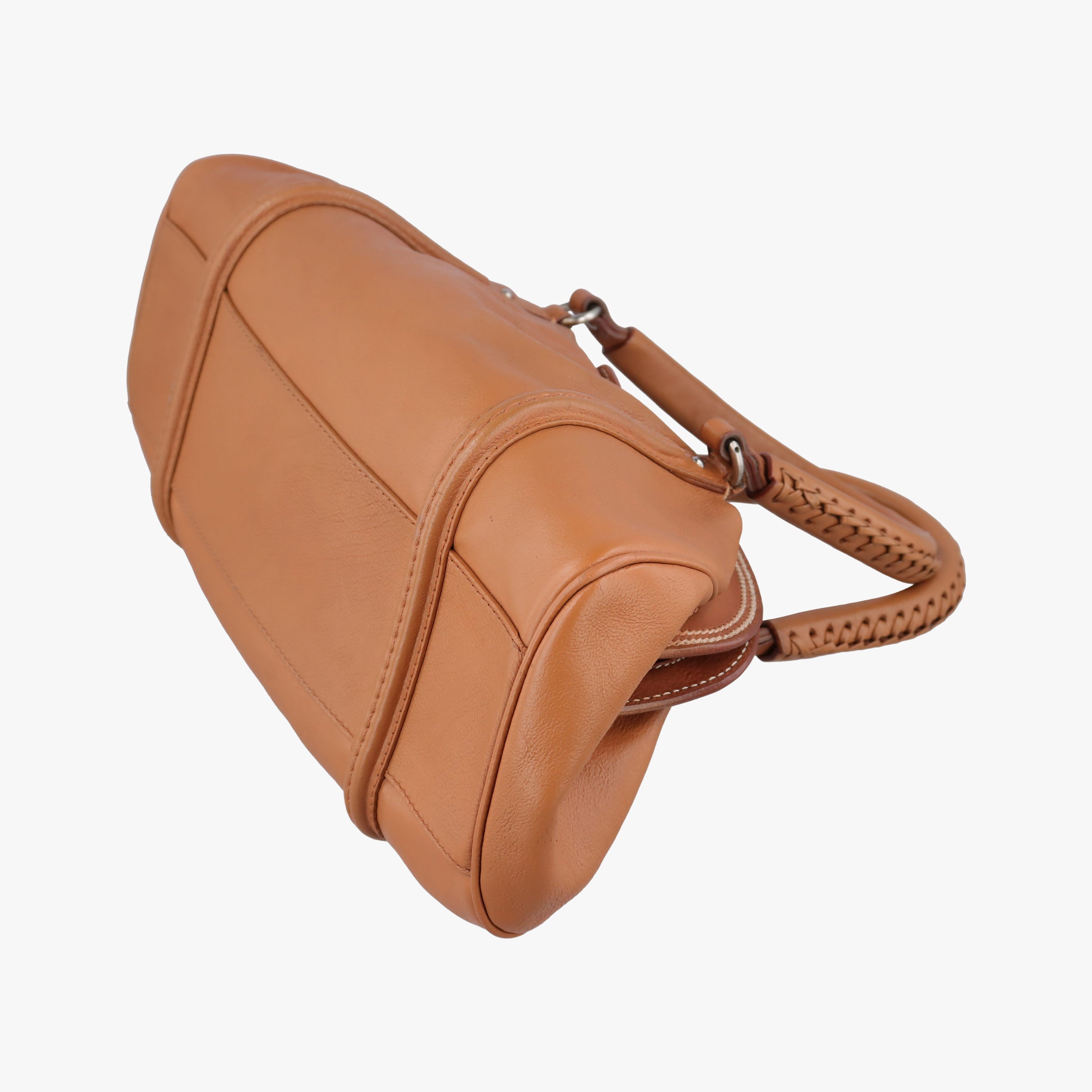 Pre-owned Christian Dior My Dior satchel beige Leather  handbag | stylenewstar