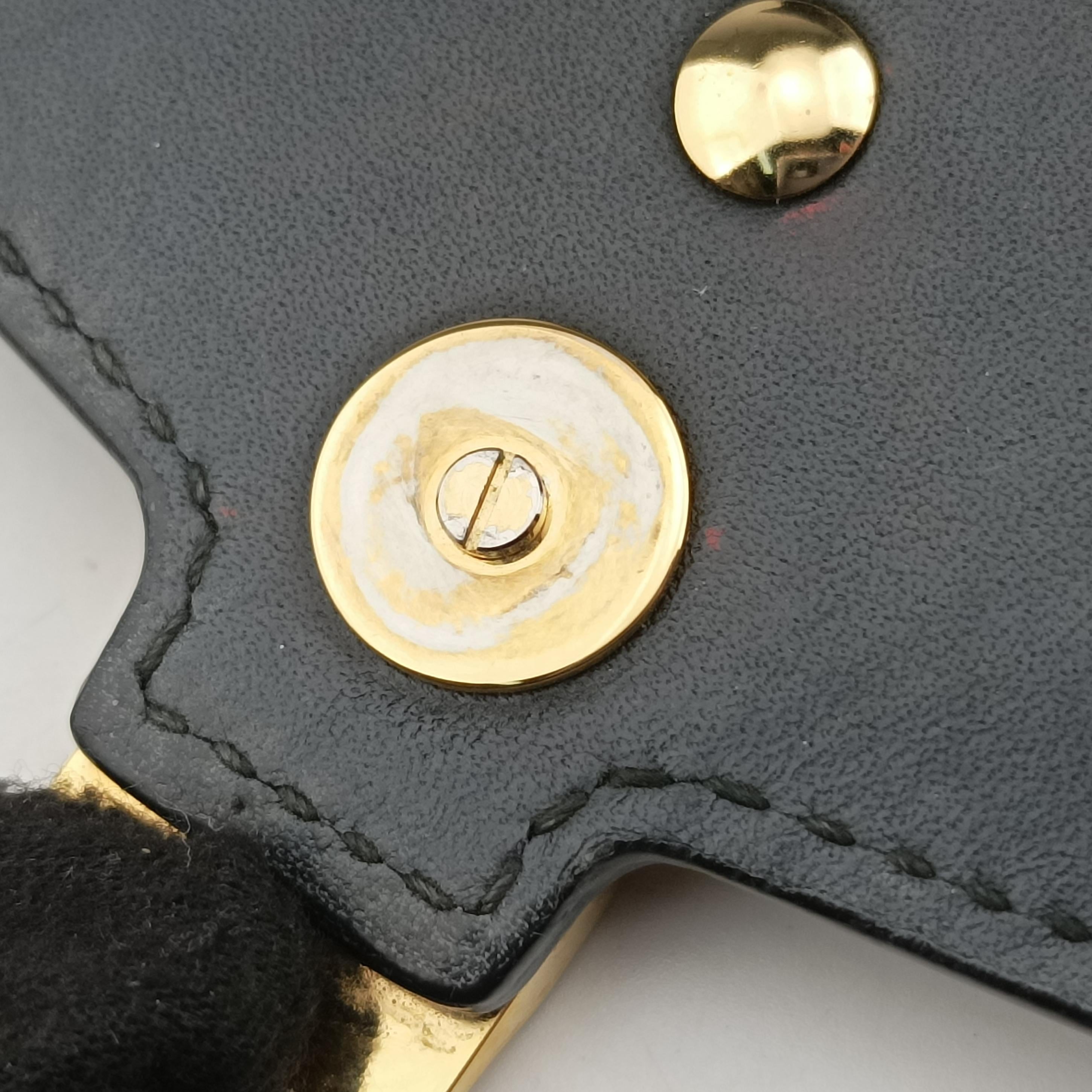 Secondhand Gucci Sylvie Black×red×green Leather 431666 shoulderbag | stylenewstar