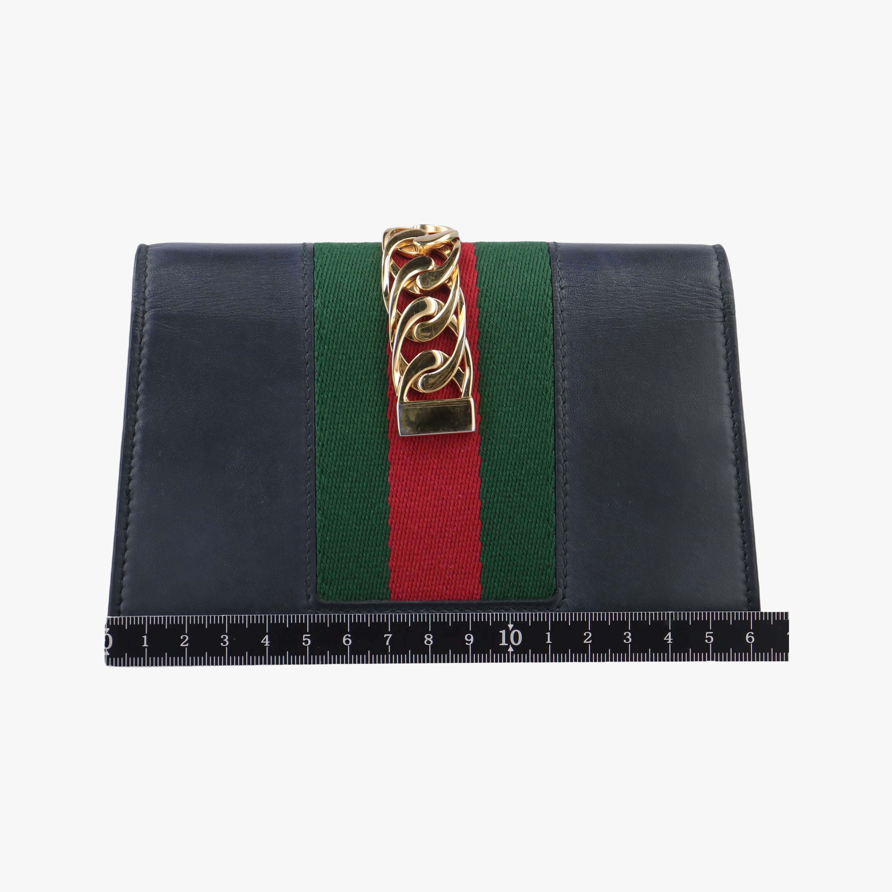 Secondhand Gucci Sylvie Black×red×green Leather 431666 shoulderbag | stylenewstar