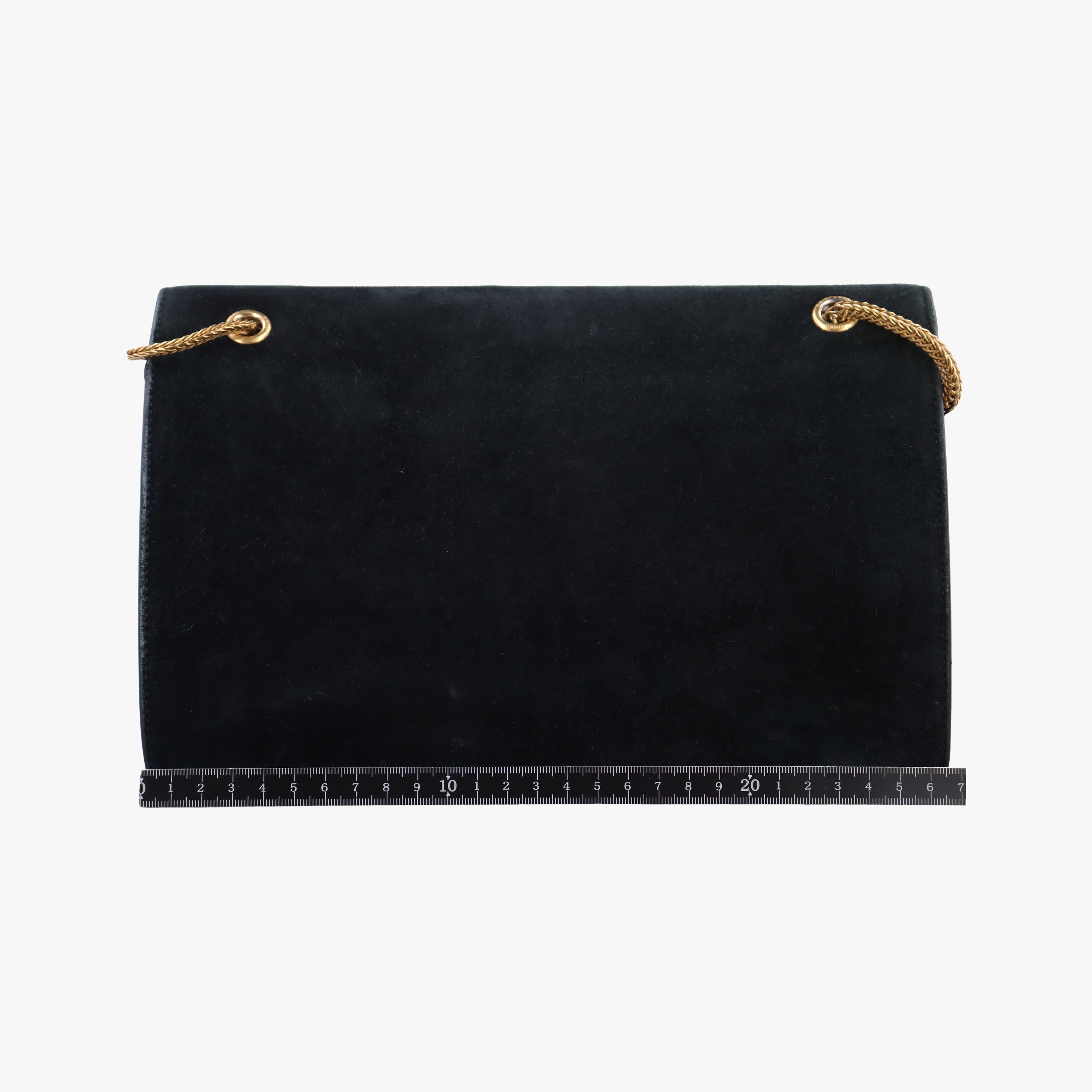 Pre-owned Yves Saint Laurent BETTY Black Suede×Leather 314515 shoulderbag | stylenewstar