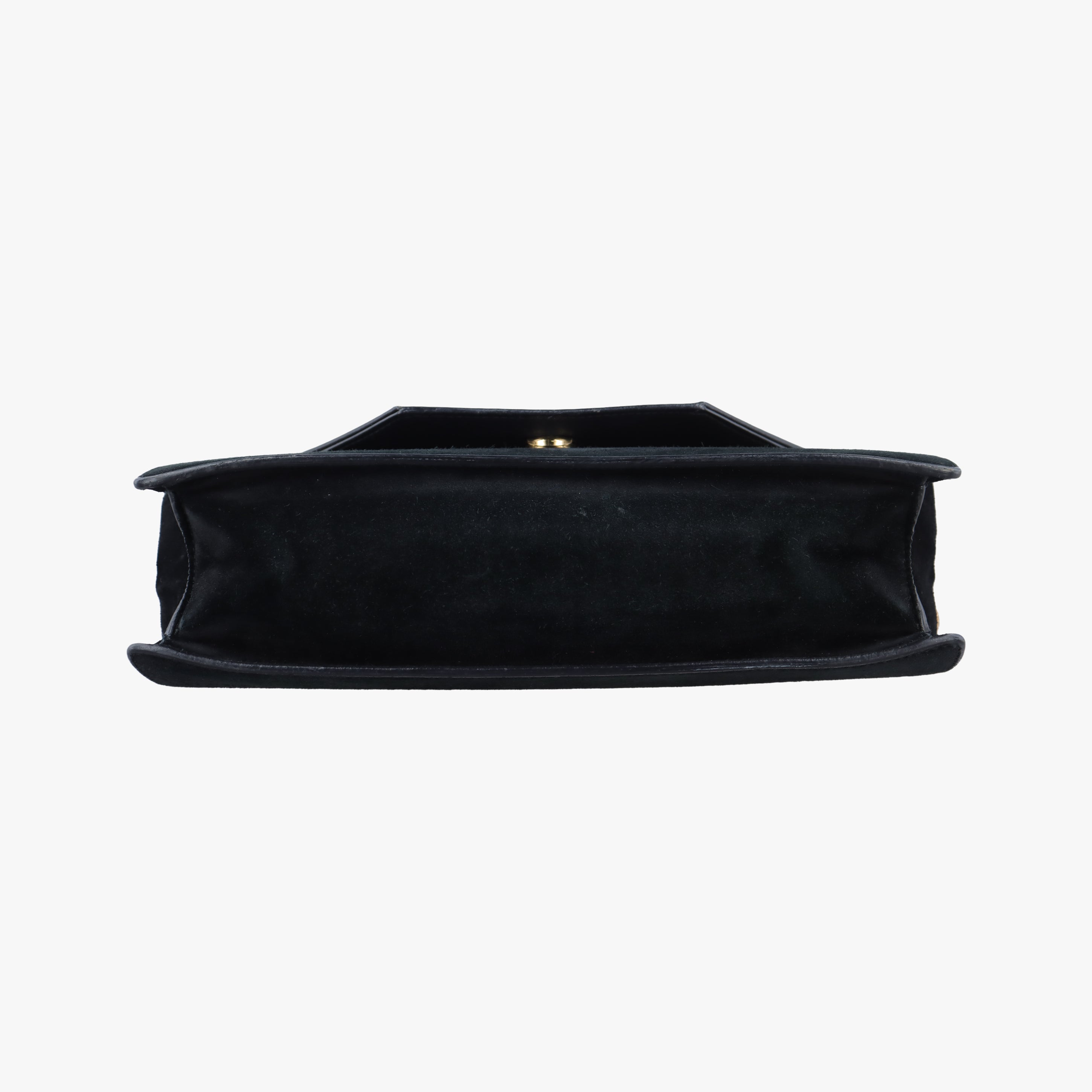 Pre-owned Yves Saint Laurent BETTY Black Suede×Leather 314515 shoulderbag | stylenewstar