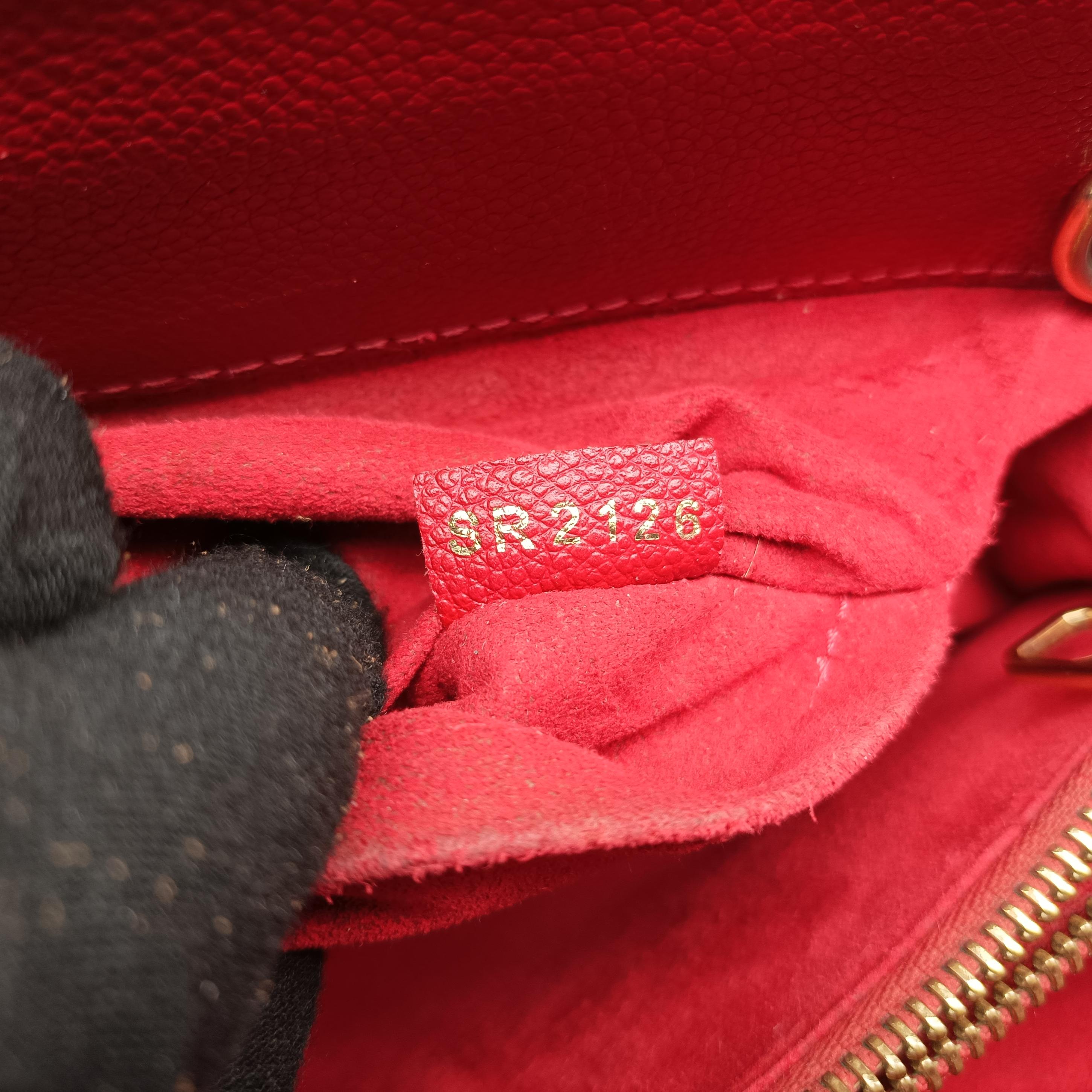 Vintage Louis Vuitton Venus brown×CERISE Monogram Canvas×calf leather M41738 shoulderbag | stylenewstar