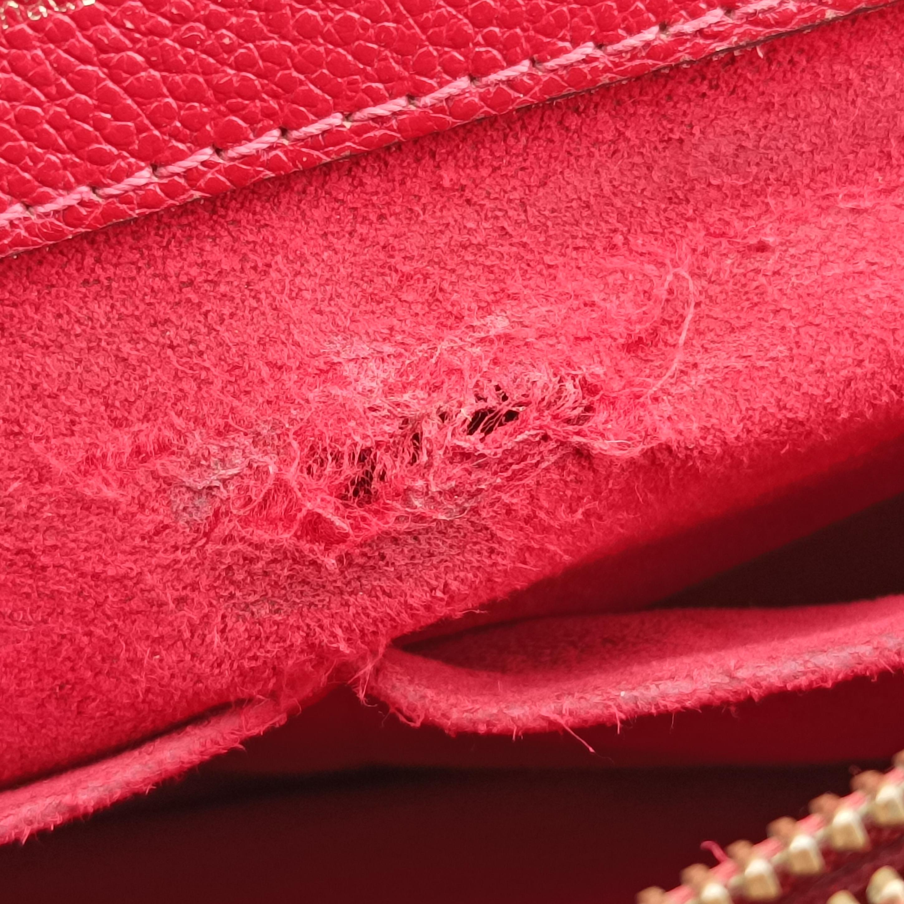 Vintage Louis Vuitton Venus brown×CERISE Monogram Canvas×calf leather M41738 shoulderbag | stylenewstar