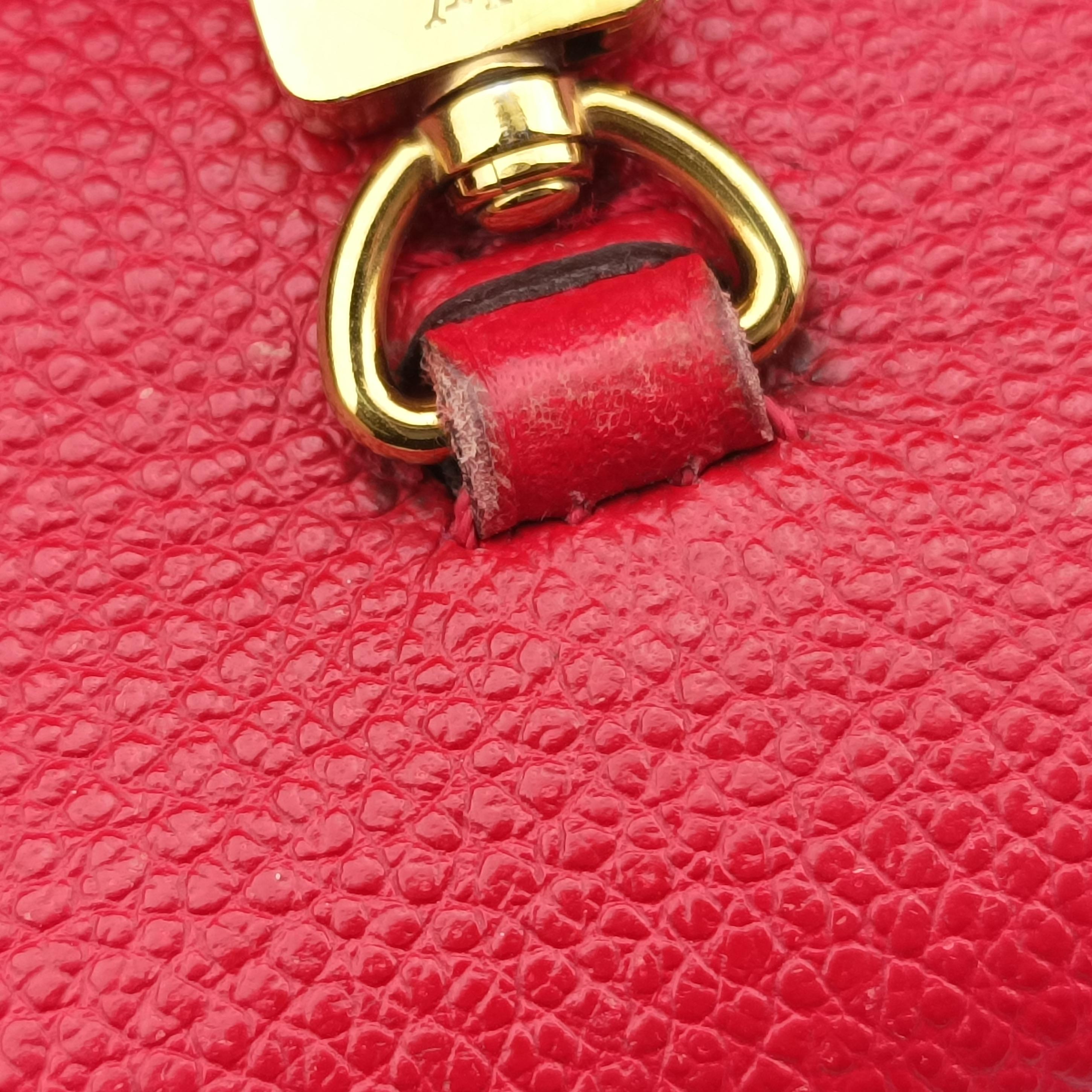 Vintage Louis Vuitton Venus brown×CERISE Monogram Canvas×calf leather M41738 shoulderbag | stylenewstar