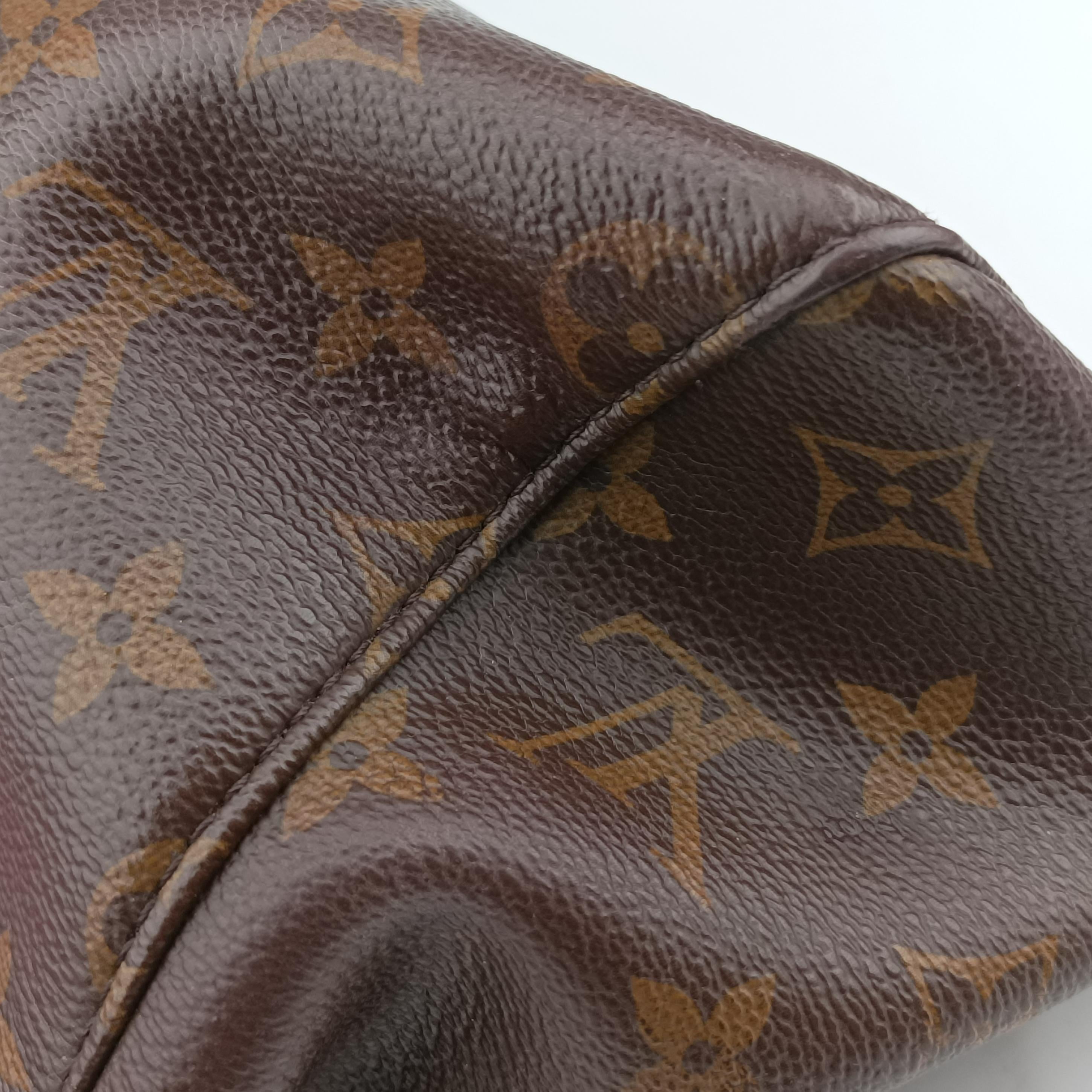 Vintage Louis Vuitton Venus brown×CERISE Monogram Canvas×calf leather M41738 shoulderbag | stylenewstar