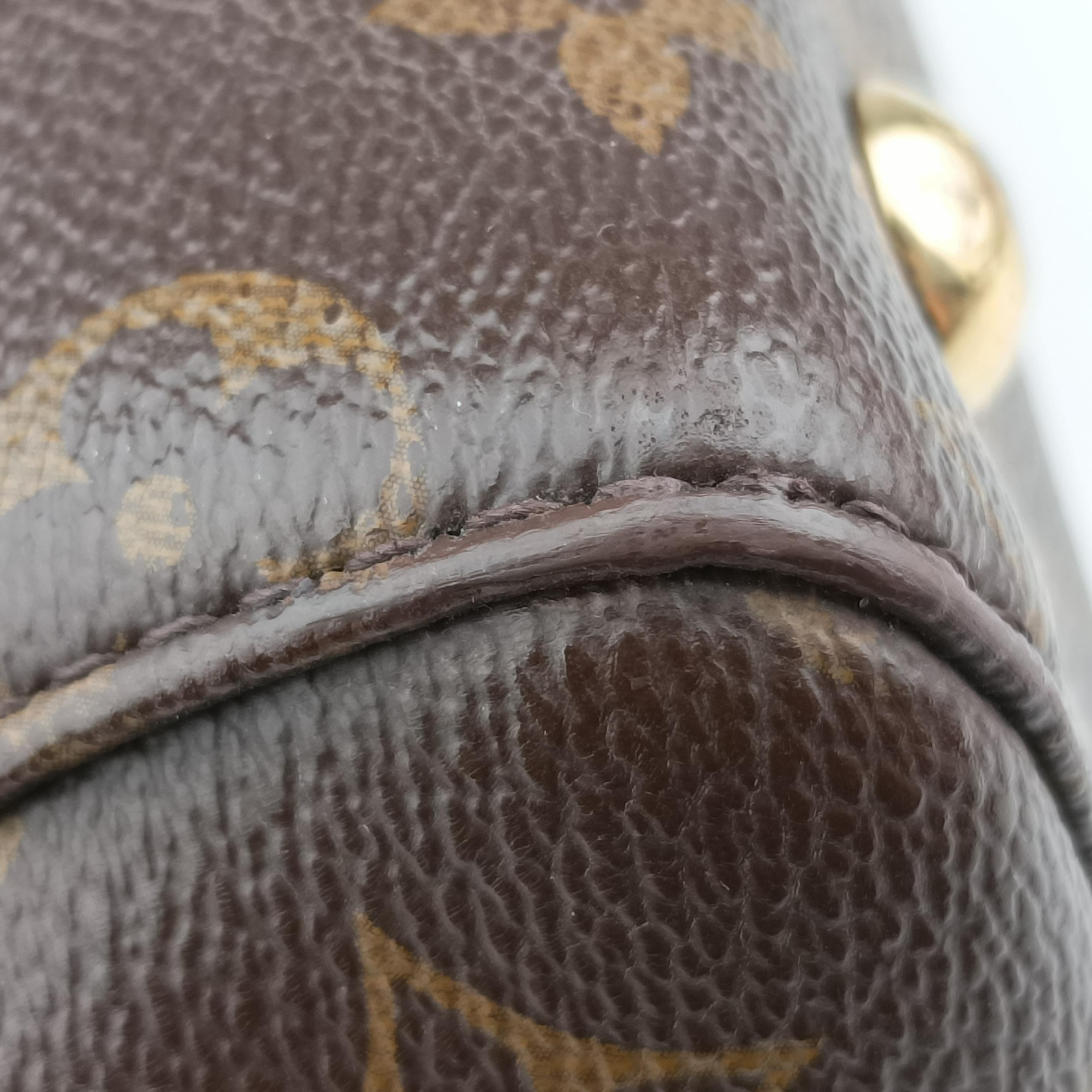 Vintage Louis Vuitton Venus brown×CERISE Monogram Canvas×calf leather M41738 shoulderbag | stylenewstar