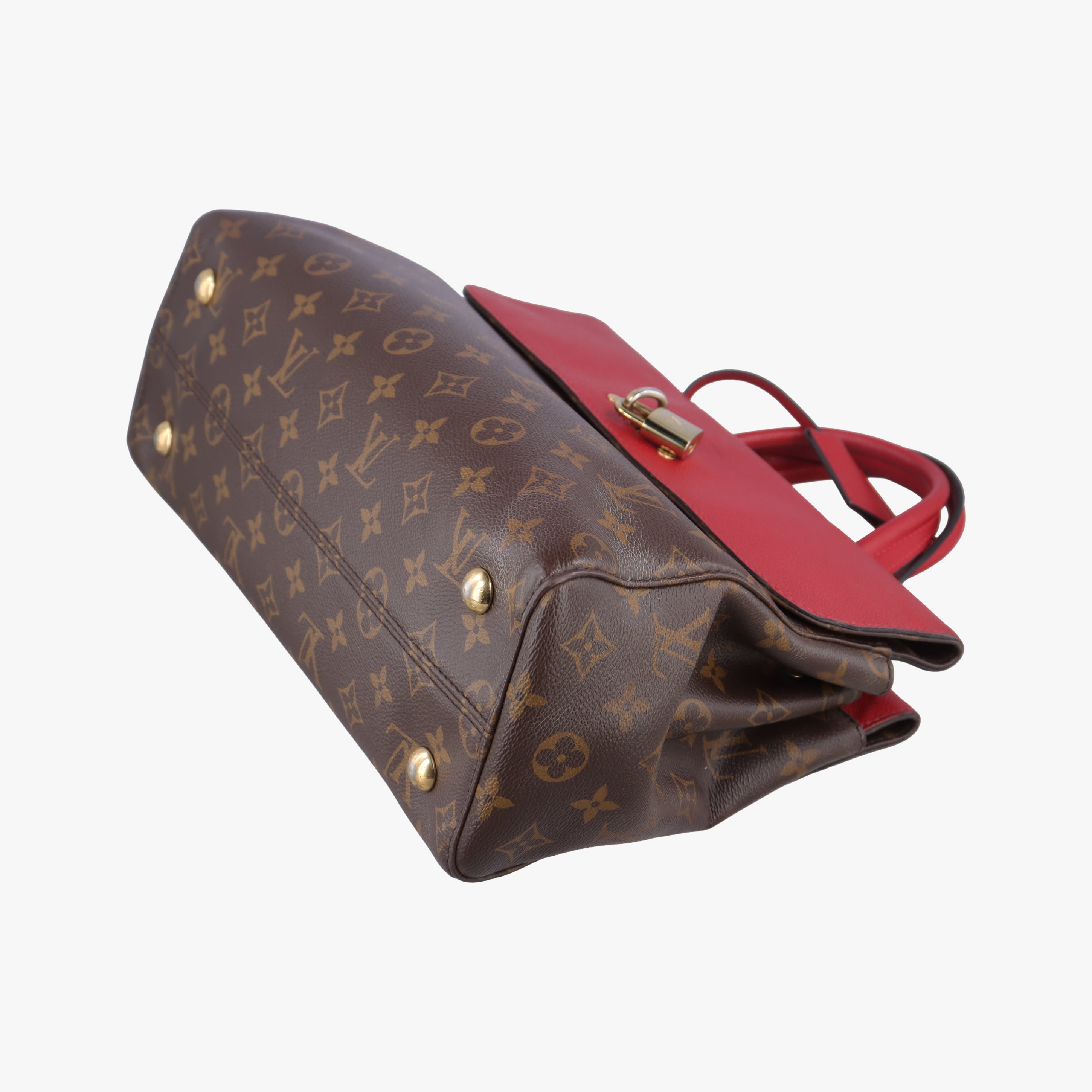 Vintage Louis Vuitton Venus brown×CERISE Monogram Canvas×calf leather M41738 shoulderbag | stylenewstar