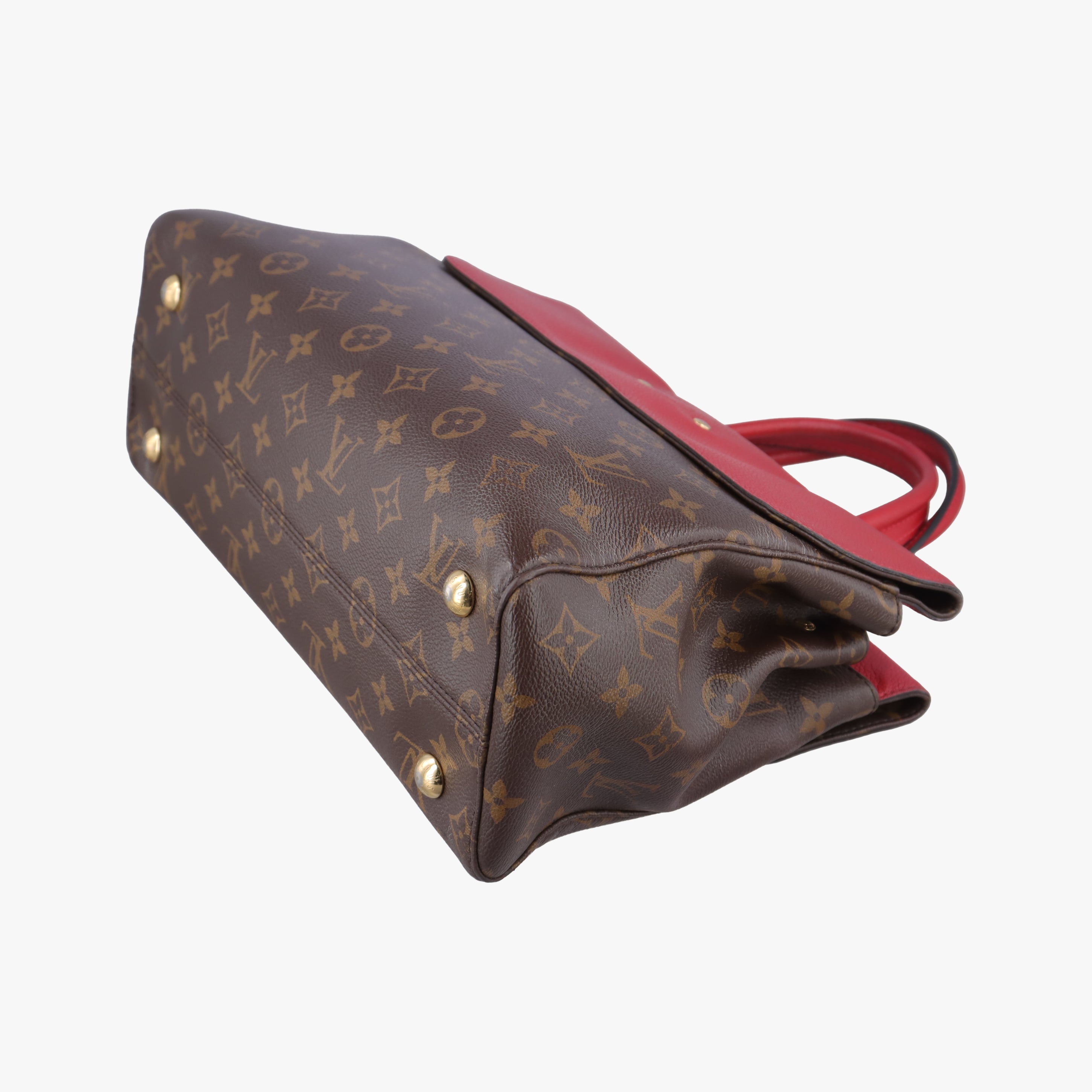 Vintage Louis Vuitton Venus brown×CERISE Monogram Canvas×calf leather M41738 shoulderbag | stylenewstar