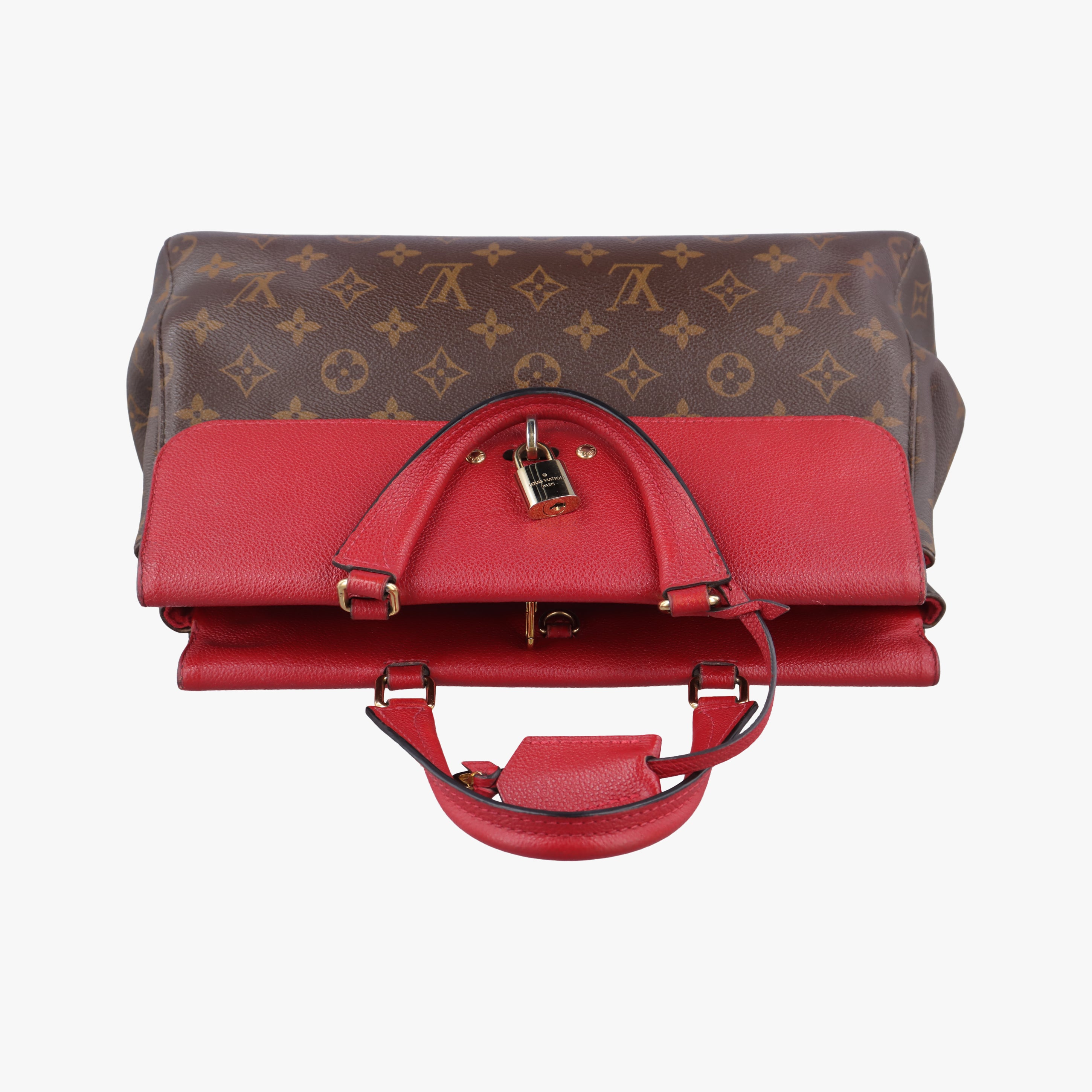 Vintage Louis Vuitton Venus brown×CERISE Monogram Canvas×calf leather M41738 shoulderbag | stylenewstar