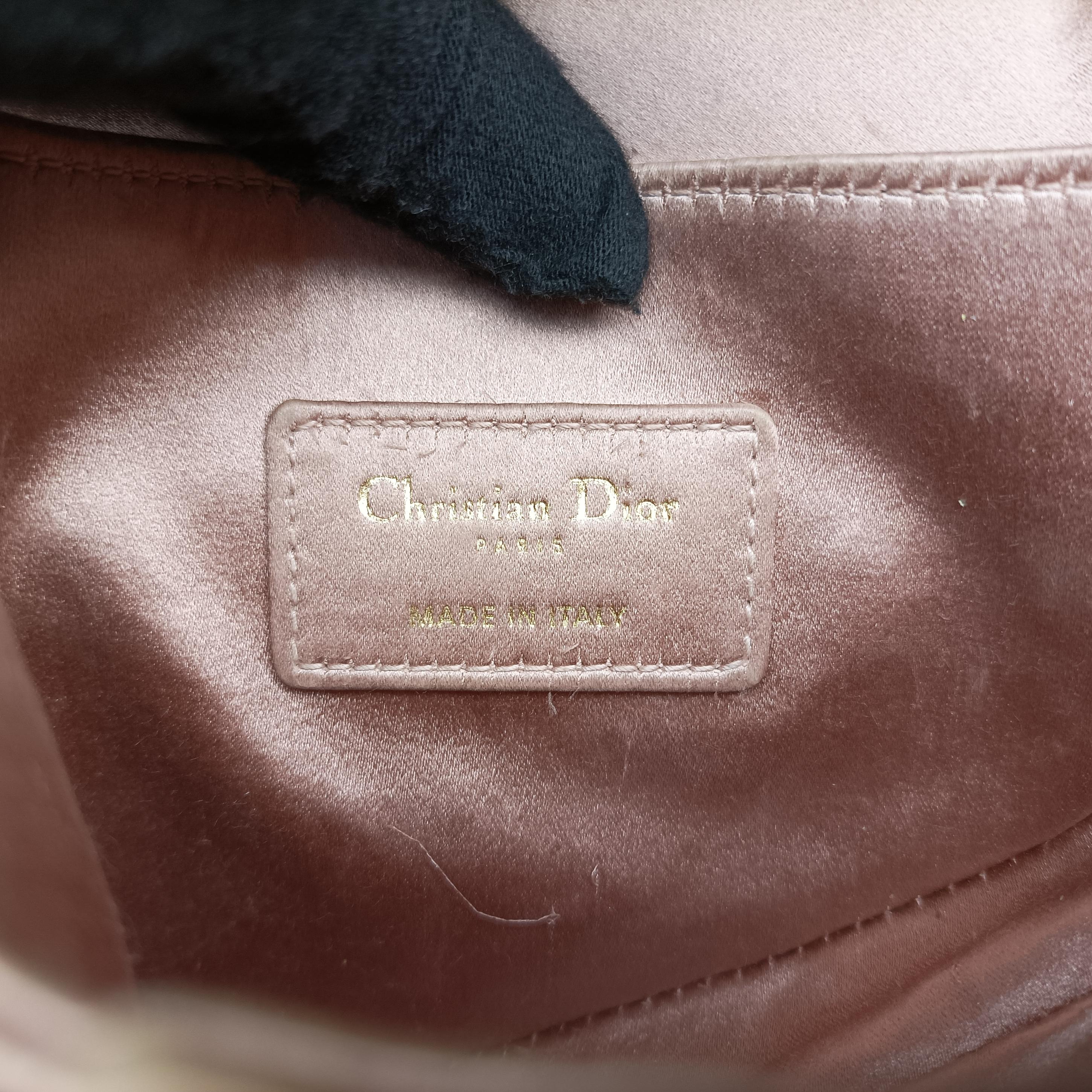 Pre-owned Christian Dior Saddle Pink silk  shoulderbag | stylenewstar