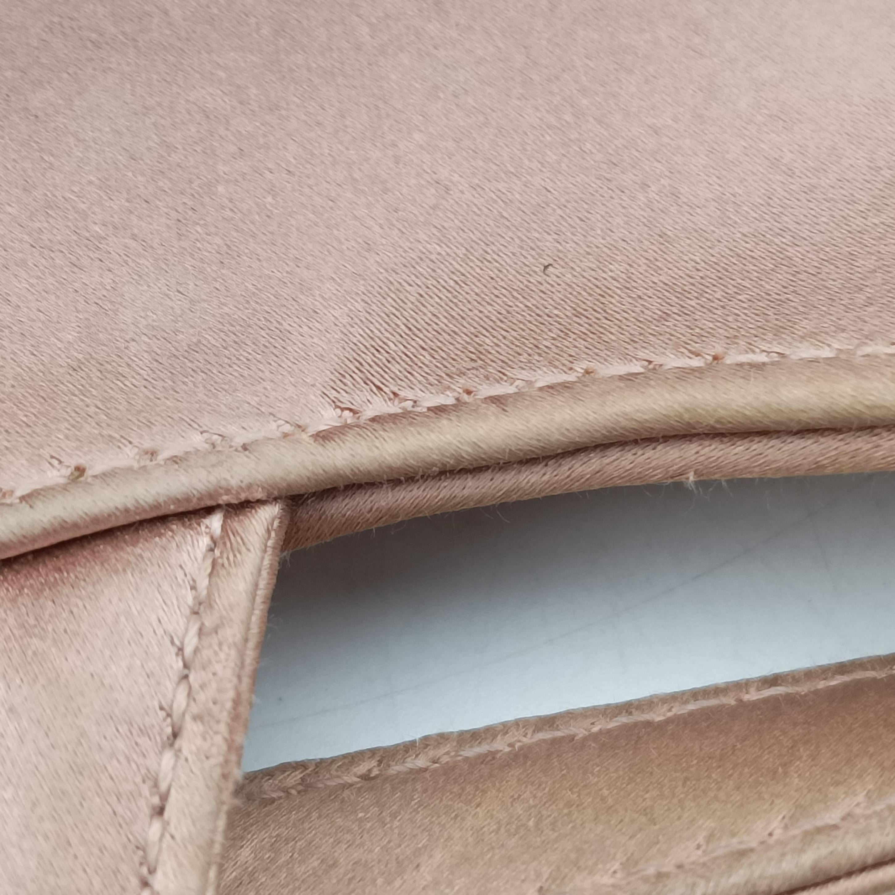 Pre-owned Christian Dior Saddle Pink silk  shoulderbag | stylenewstar