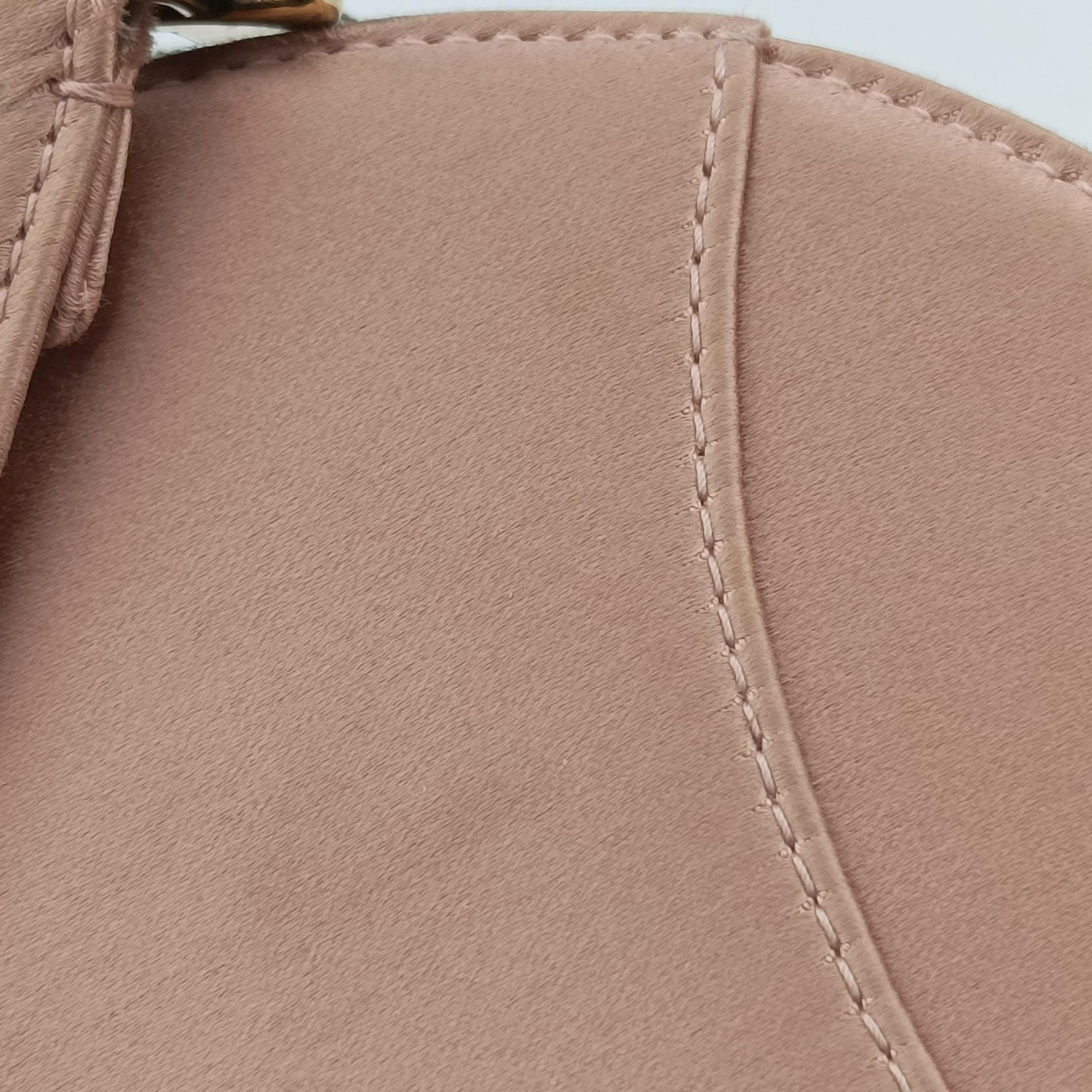 Pre-owned Christian Dior Saddle Pink silk  shoulderbag | stylenewstar
