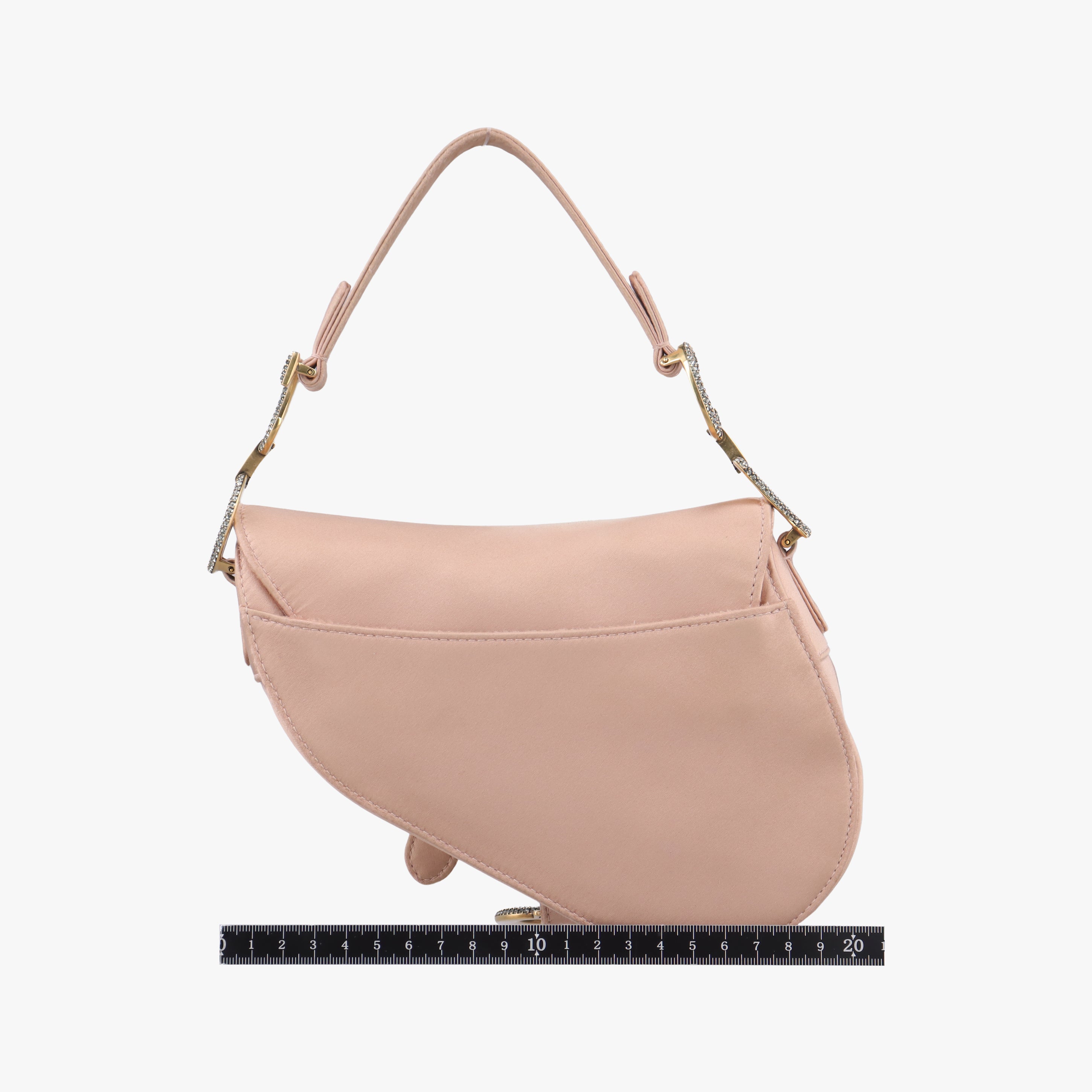 Pre-owned Christian Dior Saddle Pink silk  shoulderbag | stylenewstar
