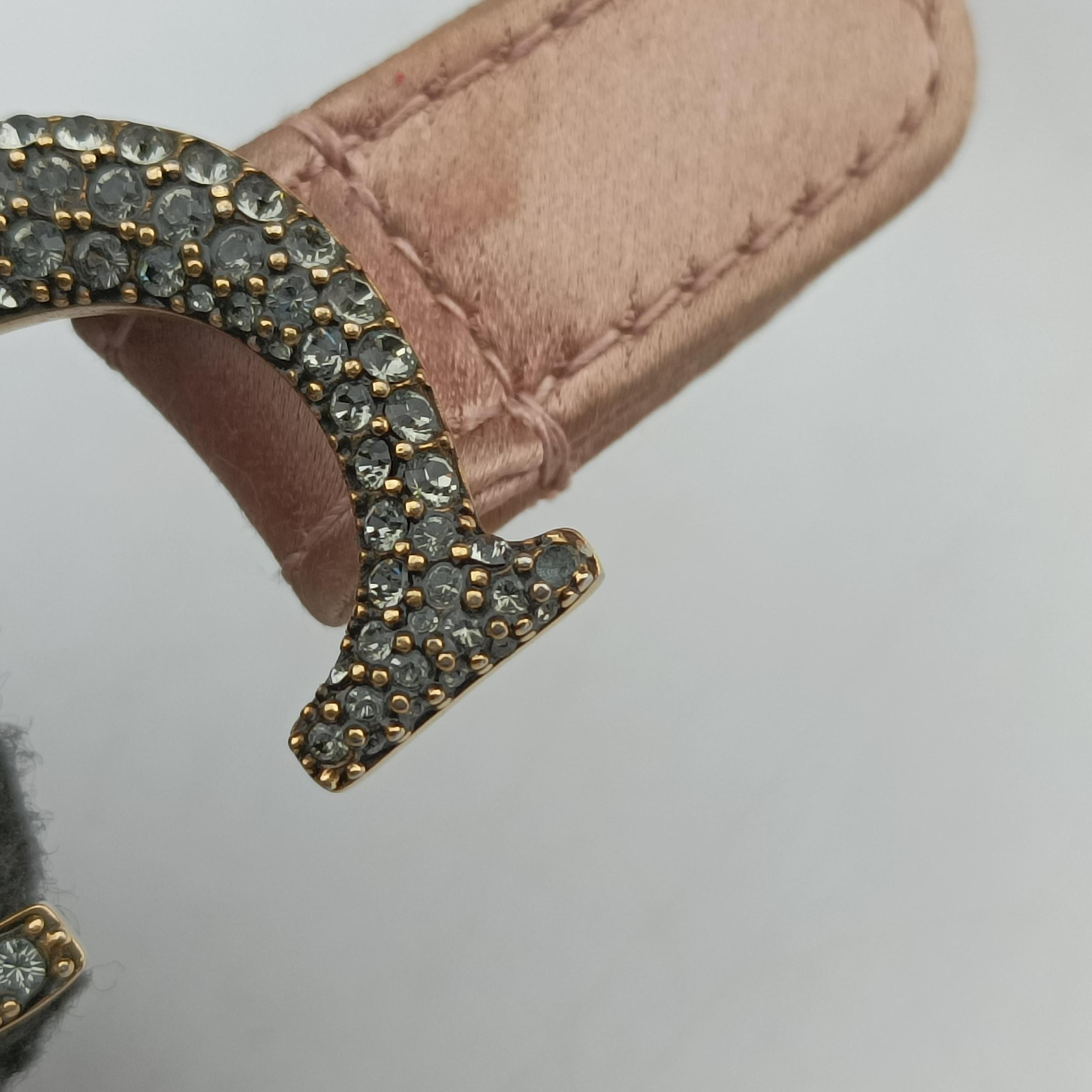 Pre-owned Christian Dior Saddle Pink silk  shoulderbag | stylenewstar