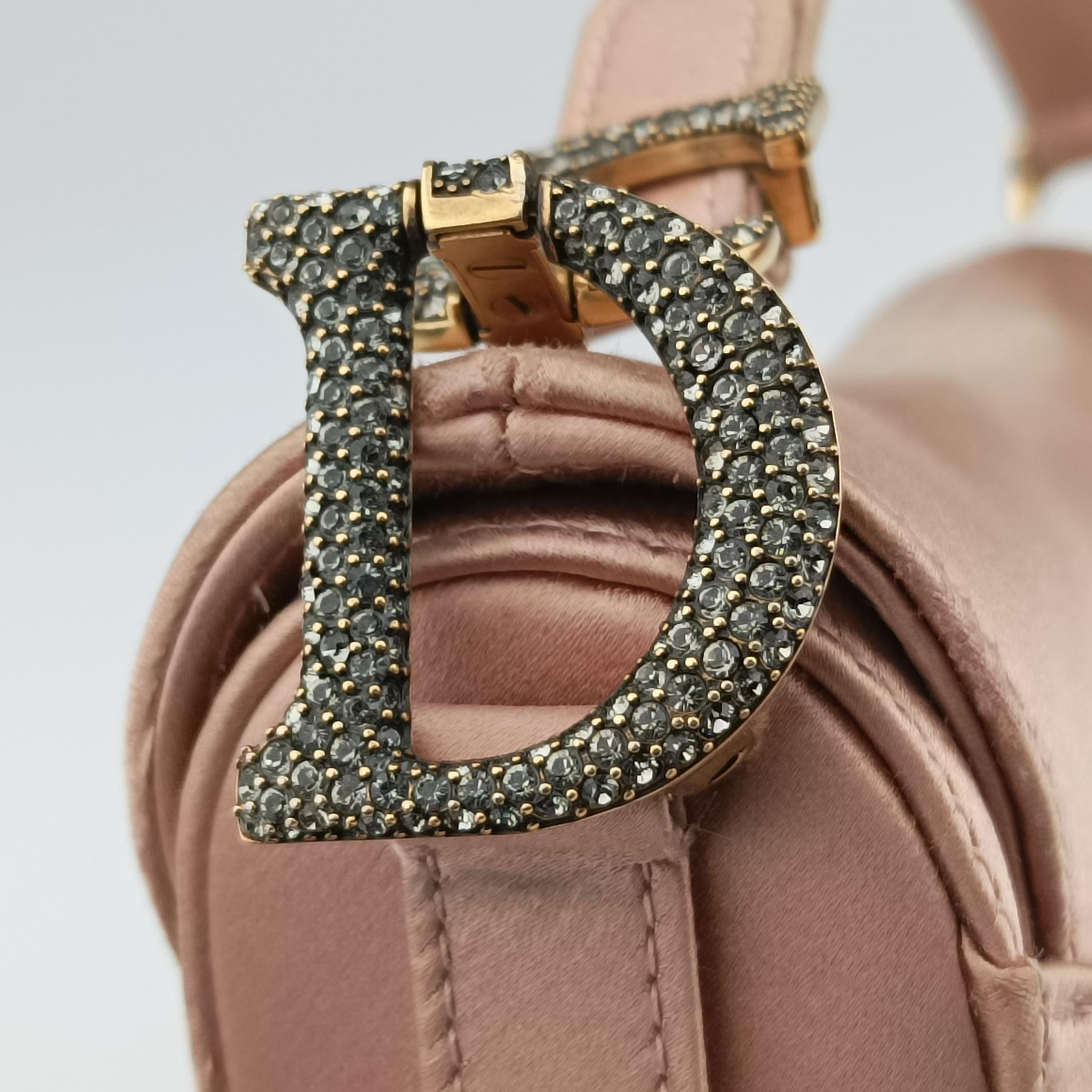 Pre-owned Christian Dior Saddle Pink silk  shoulderbag | stylenewstar