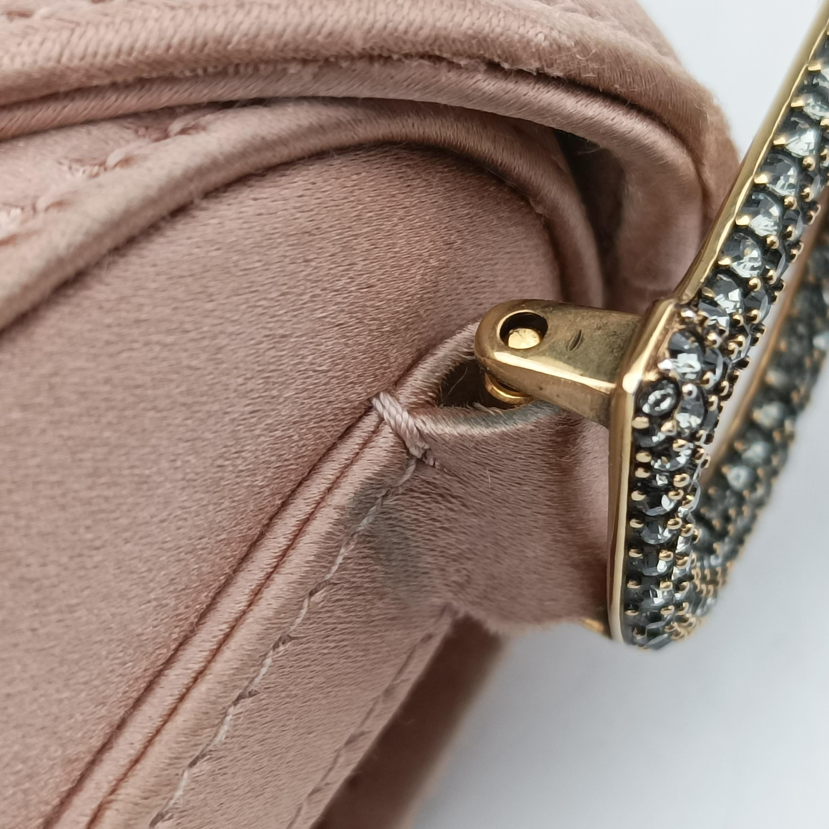 Pre-owned Christian Dior Saddle Pink silk  shoulderbag | stylenewstar