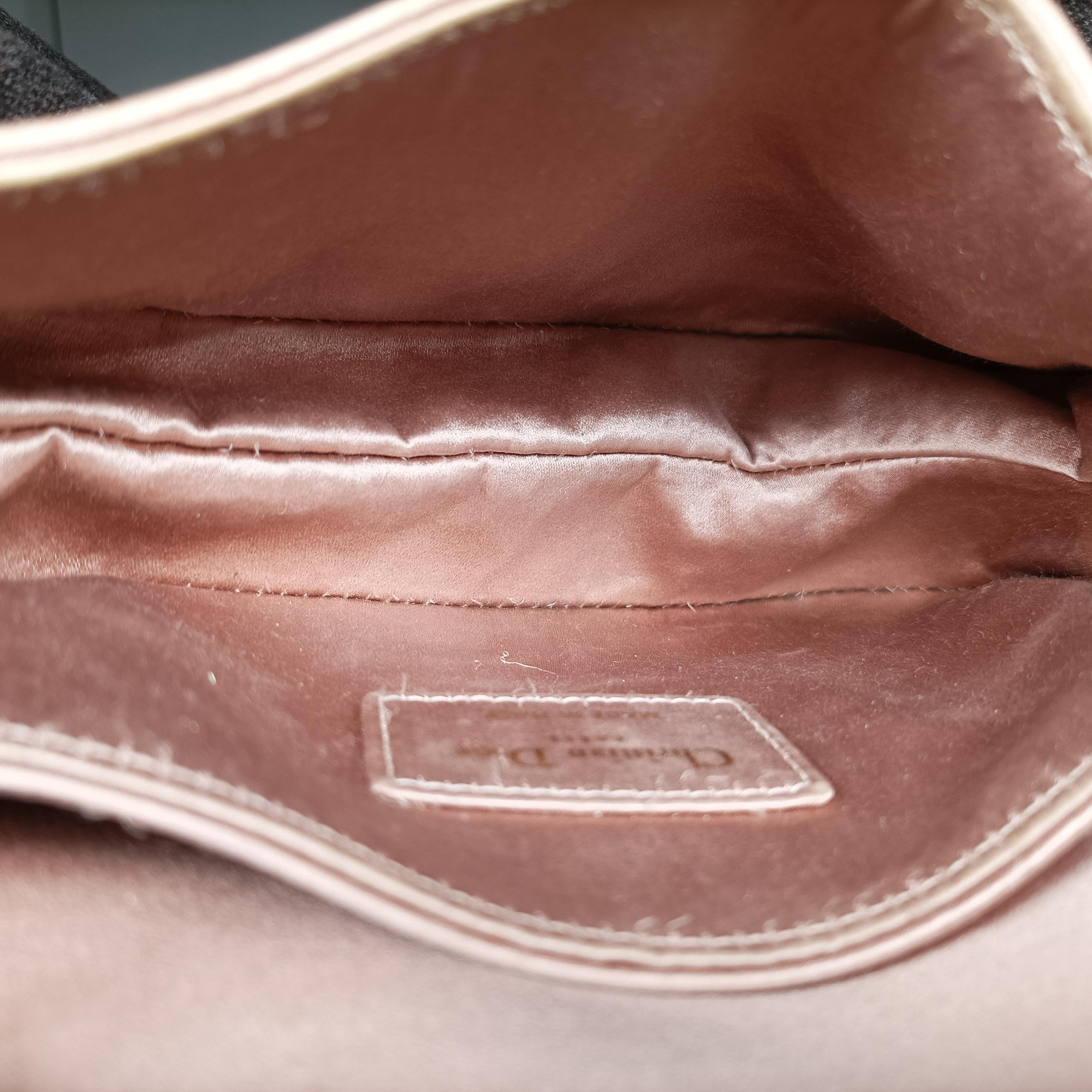 Pre-owned Christian Dior Saddle Pink silk  shoulderbag | stylenewstar