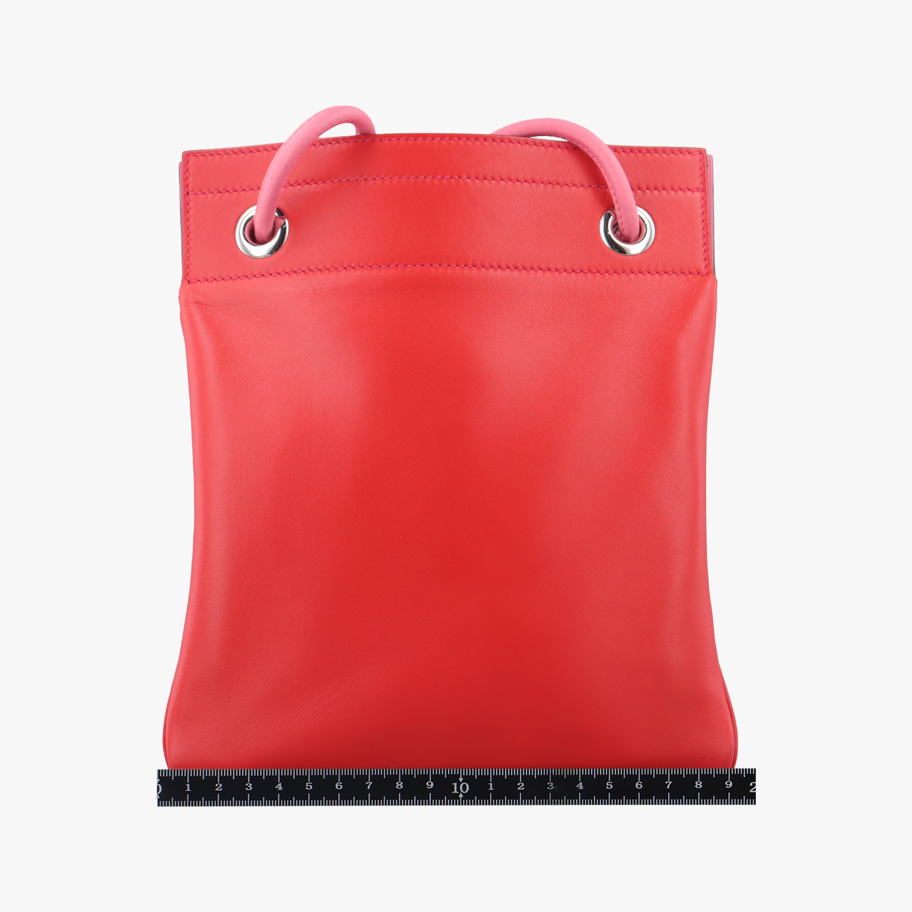 Pre-owned Hermes Sac Aline mini Red lambskin  shoulderbag | stylenewstar