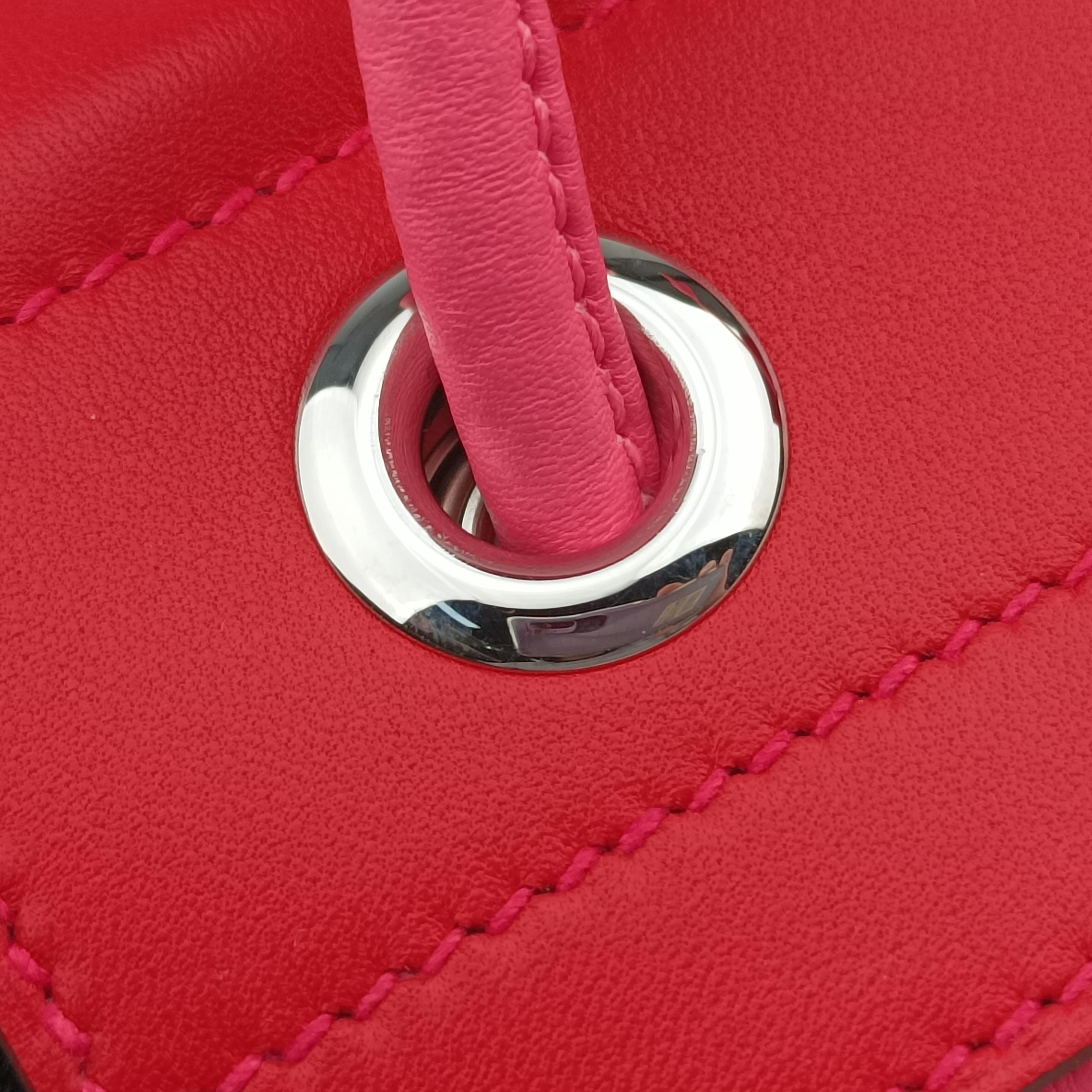 Pre-owned Hermes Sac Aline mini Red lambskin  shoulderbag | stylenewstar