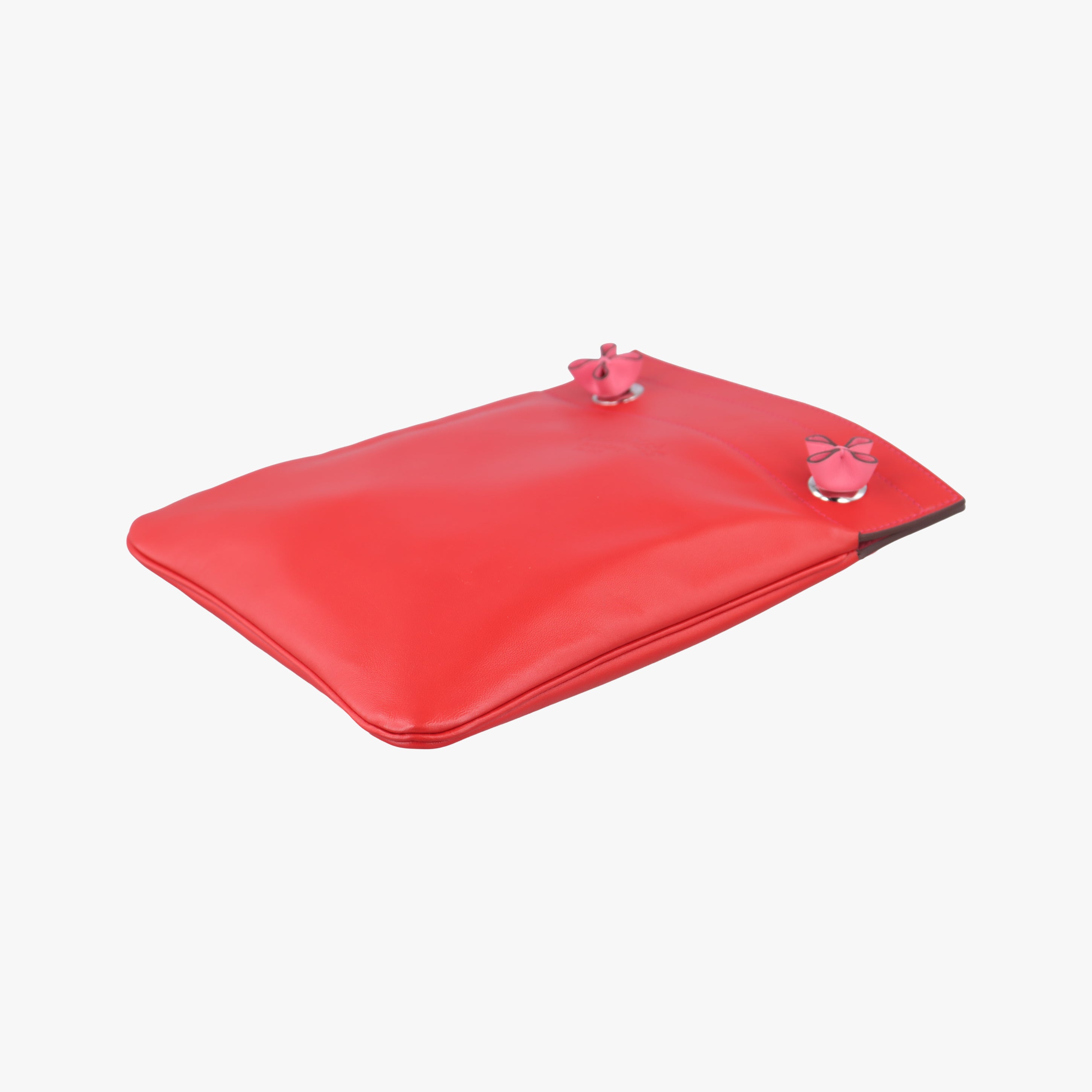 Pre-owned Hermes Sac Aline mini Red lambskin  shoulderbag | stylenewstar