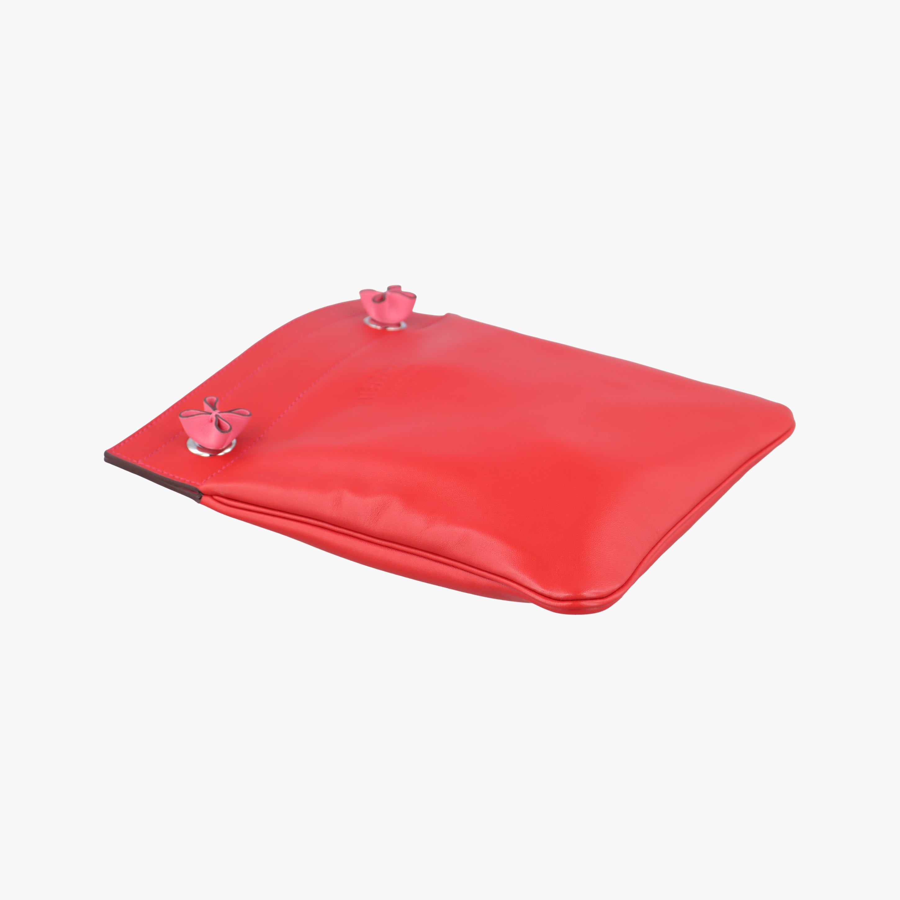 Pre-owned Hermes Sac Aline mini Red lambskin  shoulderbag | stylenewstar