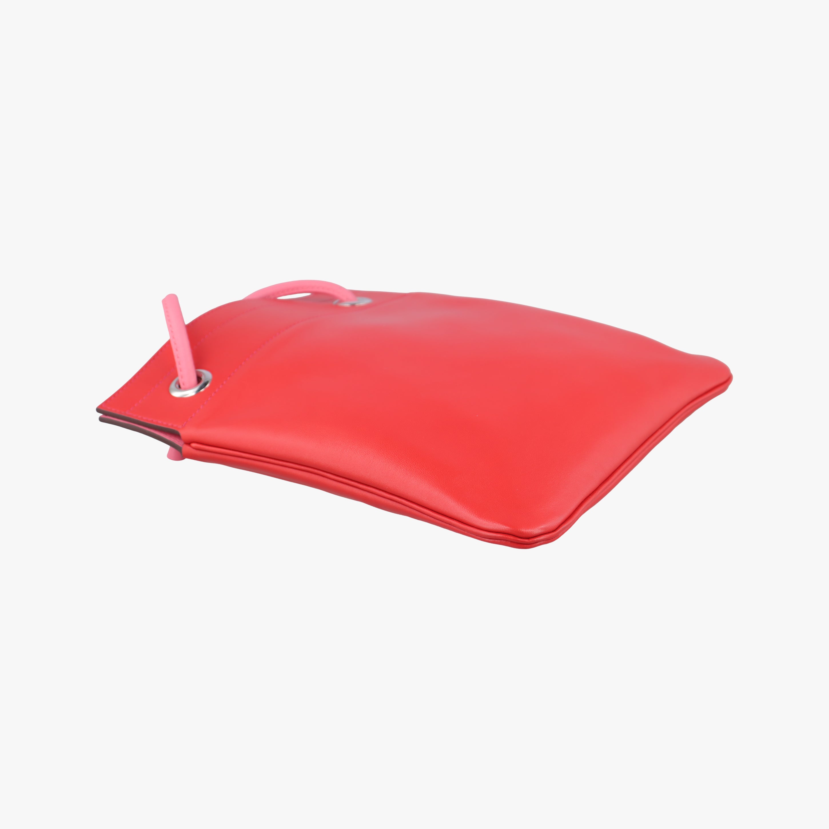 Pre-owned Hermes Sac Aline mini Red lambskin  shoulderbag | stylenewstar