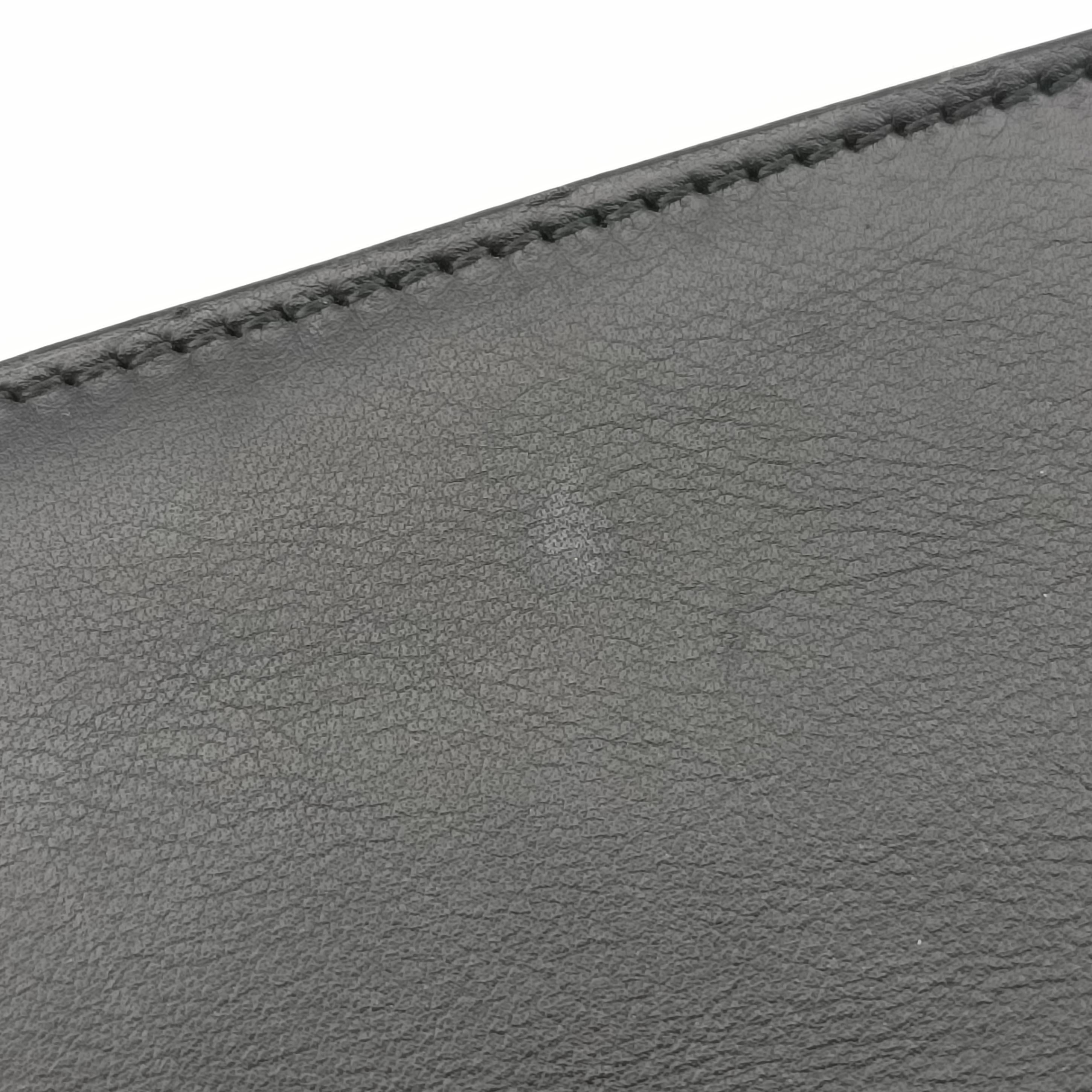 Pre-owned Yves Saint Laurent Y Ligne Black Leather 311214 shoulderbag | stylenewstar