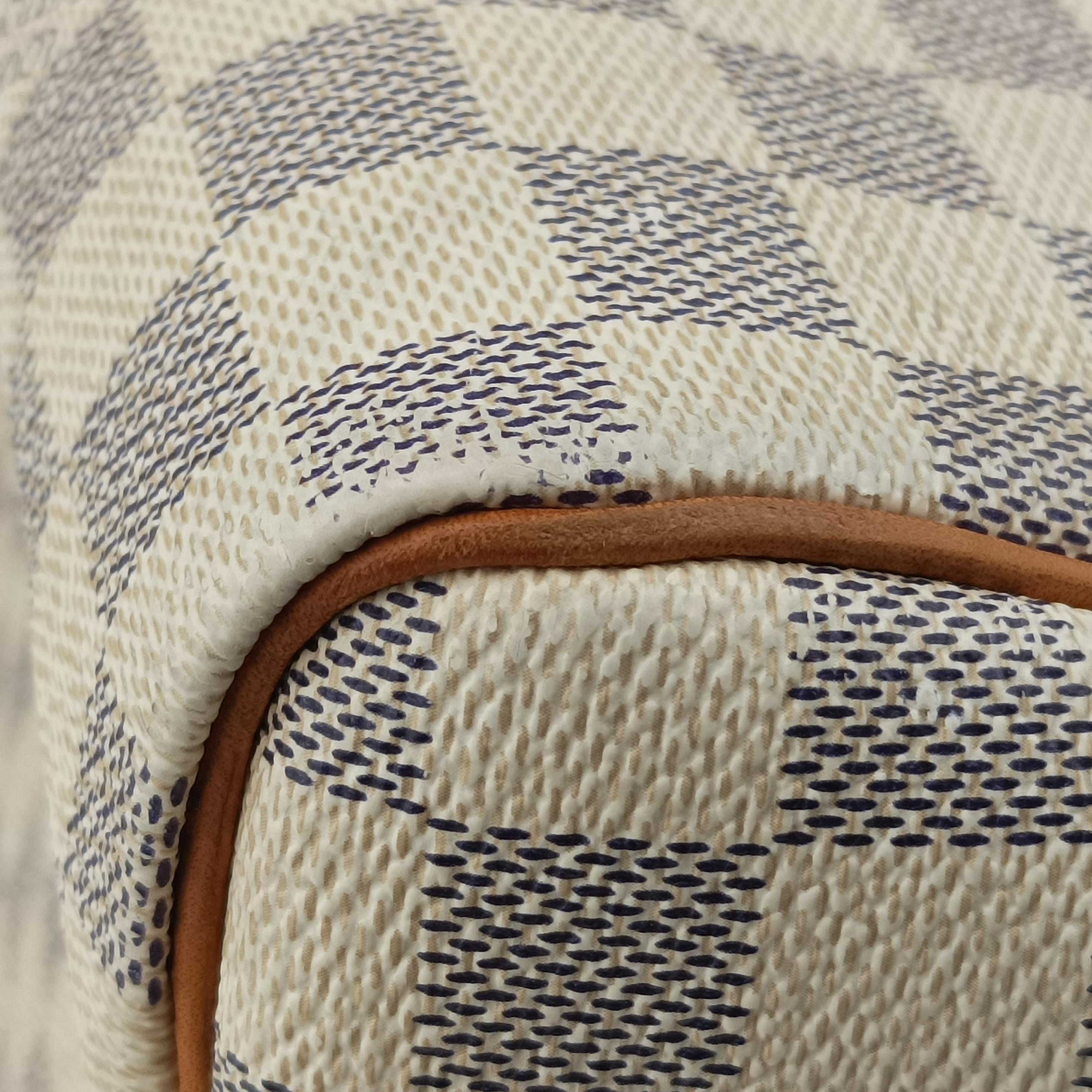 Secondhand Louis Vuitton SPEEDY 30 Azur Damier Canvas N41533 handbag | stylenewstar