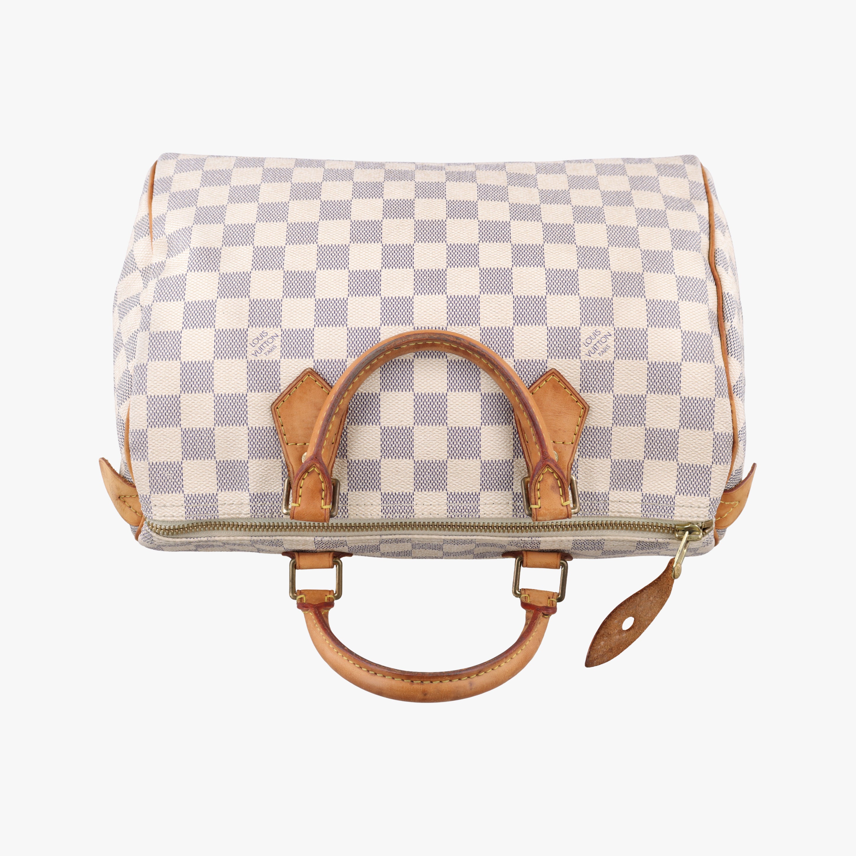 Secondhand Louis Vuitton SPEEDY 30 Azur Damier Canvas N41533 handbag | stylenewstar
